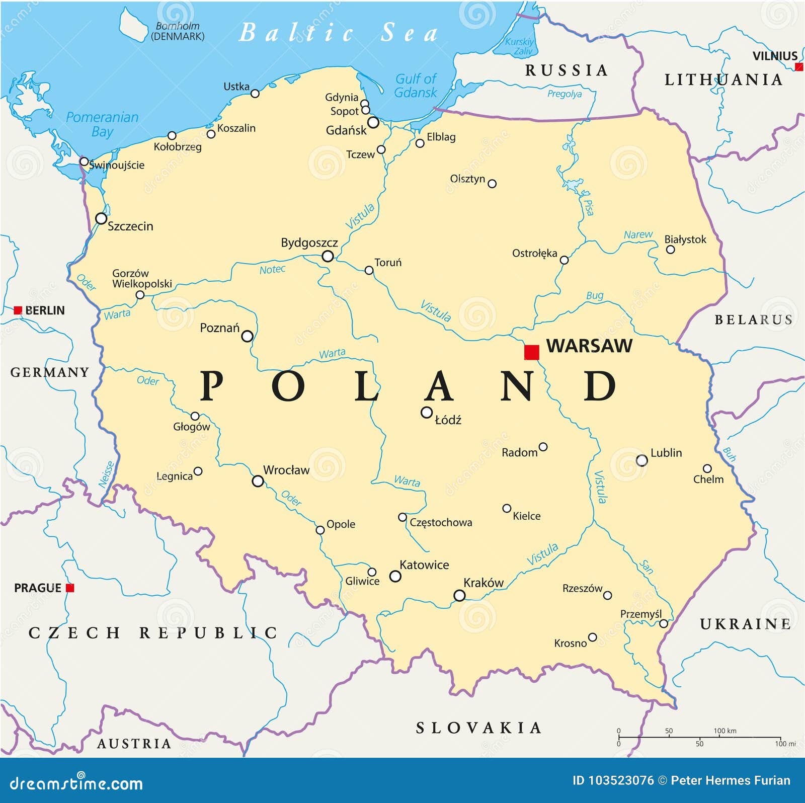 poland political map