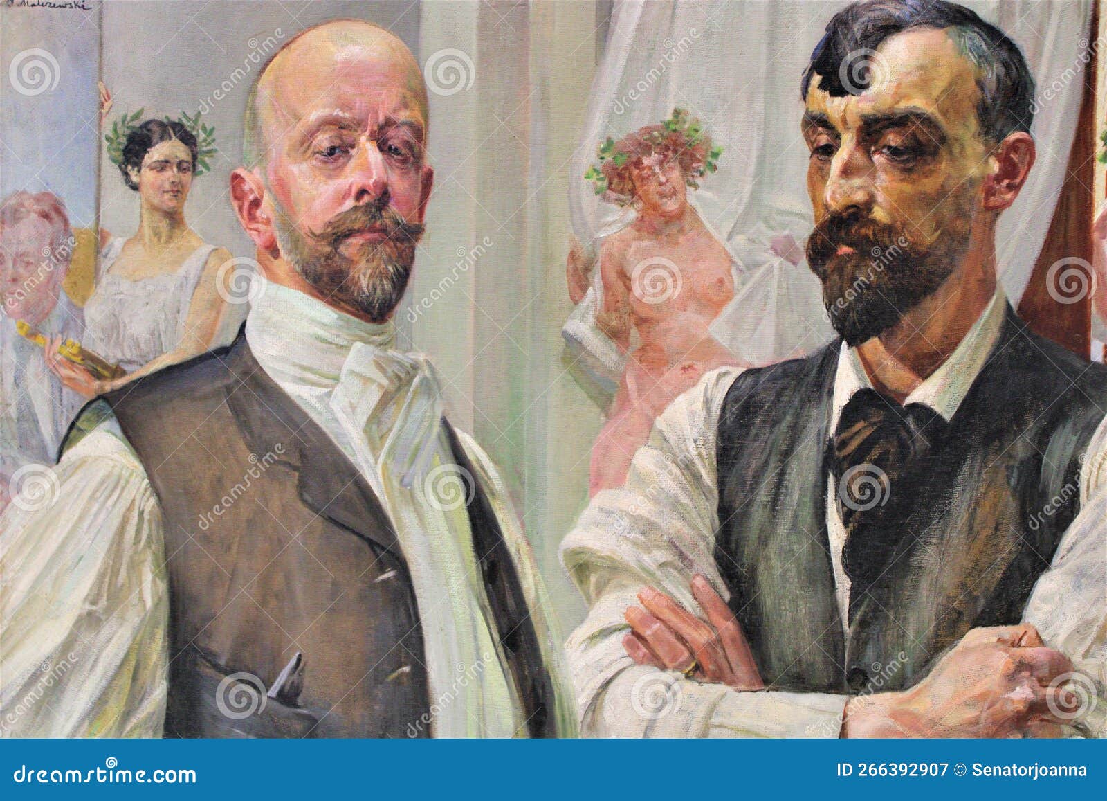 Poland, Poznan - Painting in the National Museum Editorial Photography ...