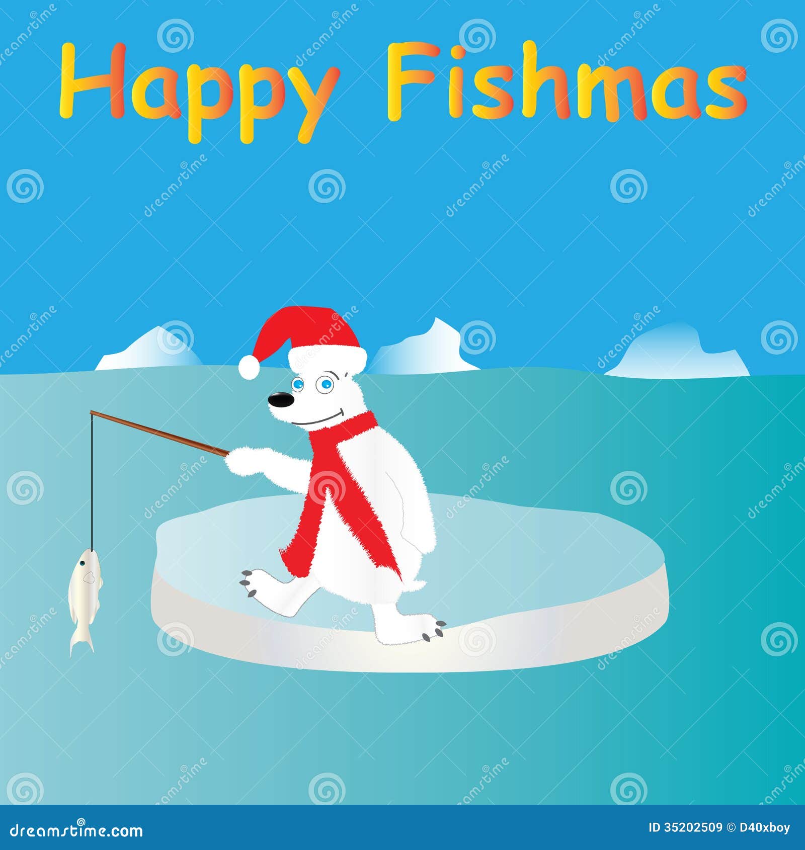 free christmas fish clipart - photo #15