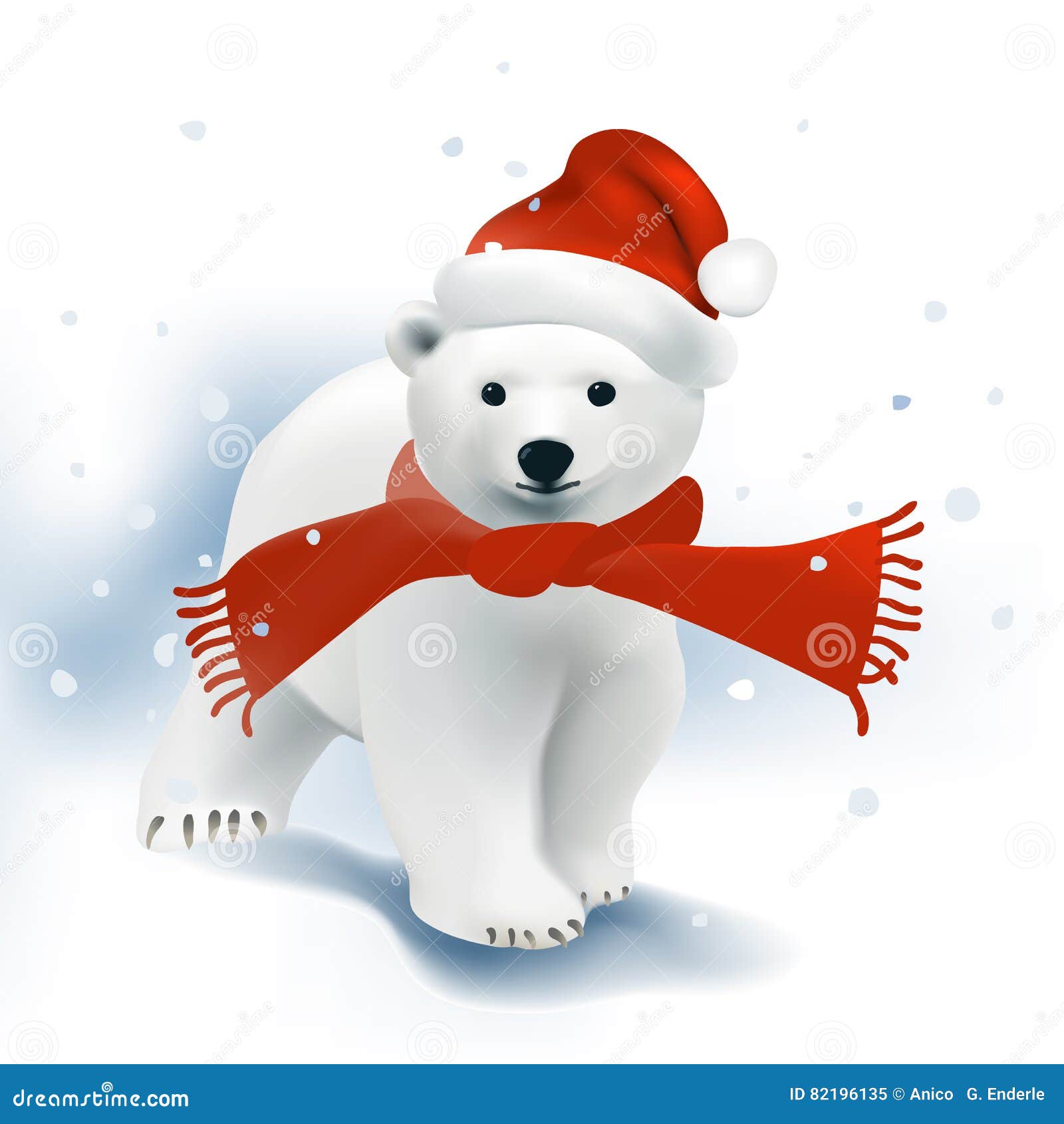 Dasher/Reindeer/Polar Bear/Santa Christmas Festive Winter Bobble Beanie Hat 