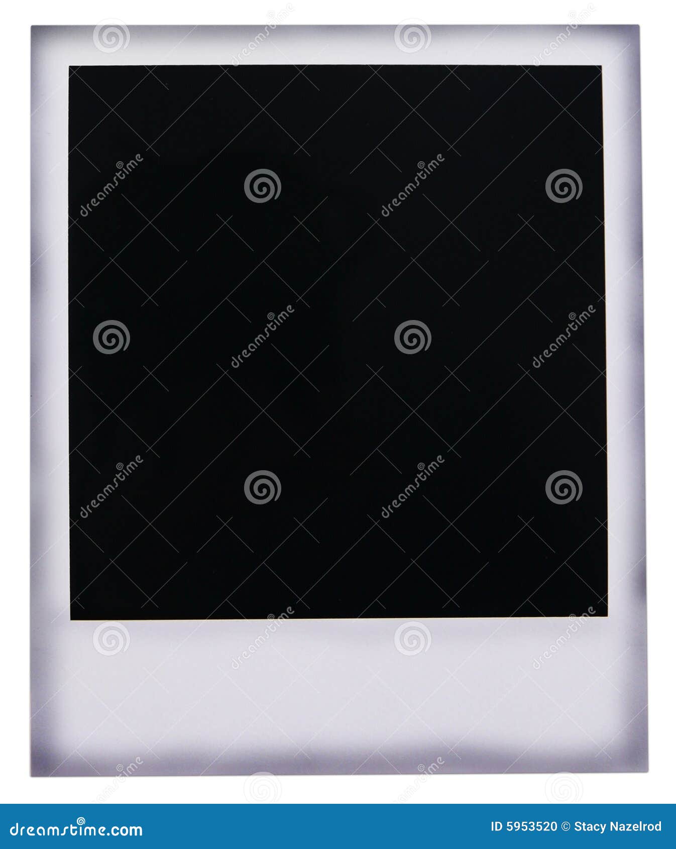 Polaroid film blank stock photo. Image of isolated, film 5953520