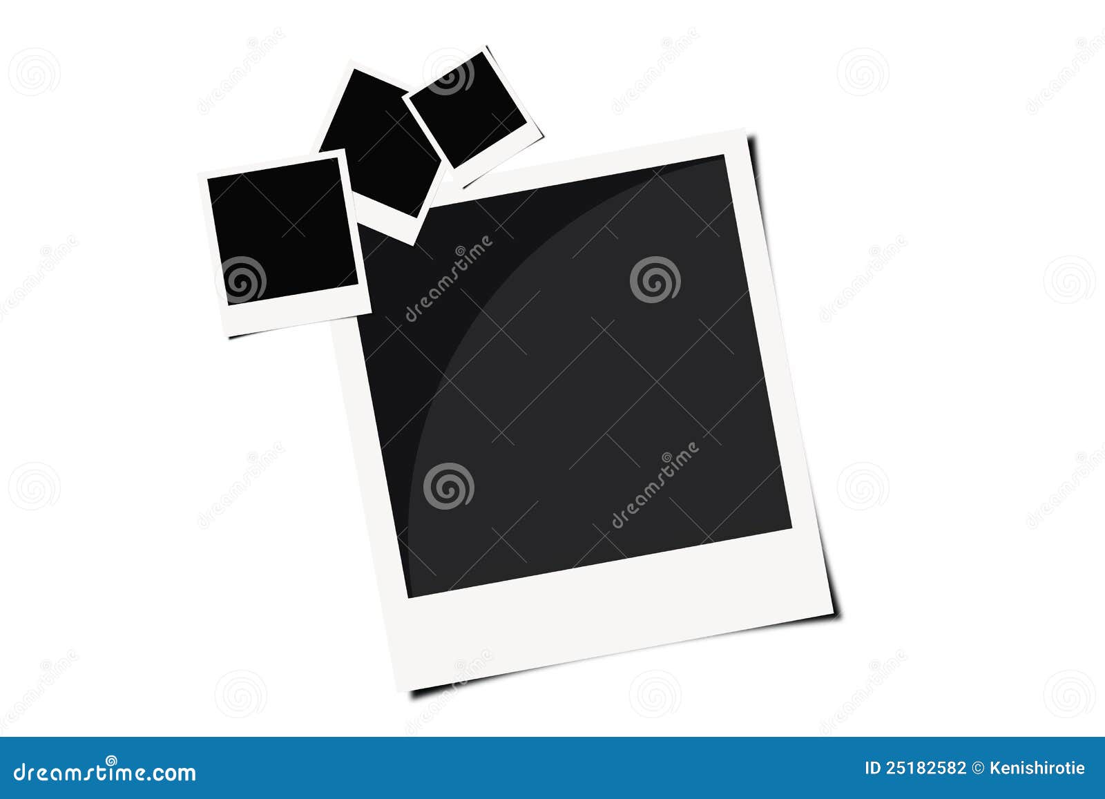 Polaroid films background stock illustration. Illustration of films