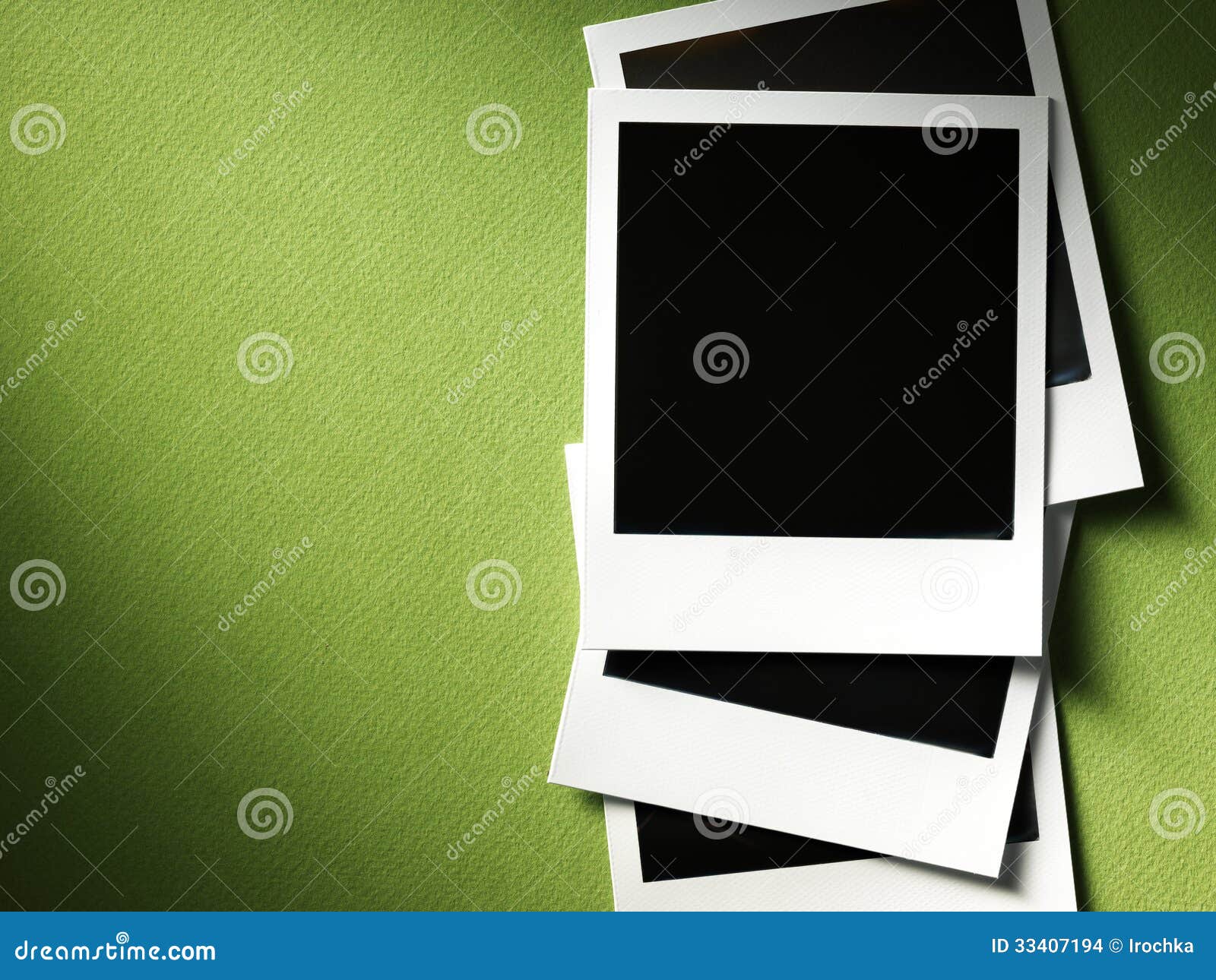 Polaroid style photo frame stock photo. Image of edge 33407194