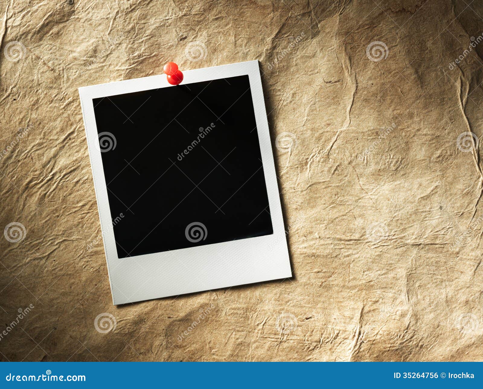 Polaroid style photo frame stock photo. Image of vintage 35264756