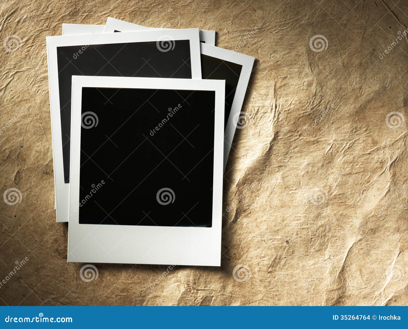 Polaroid style photo frame stock photo. Image of retro 35264764