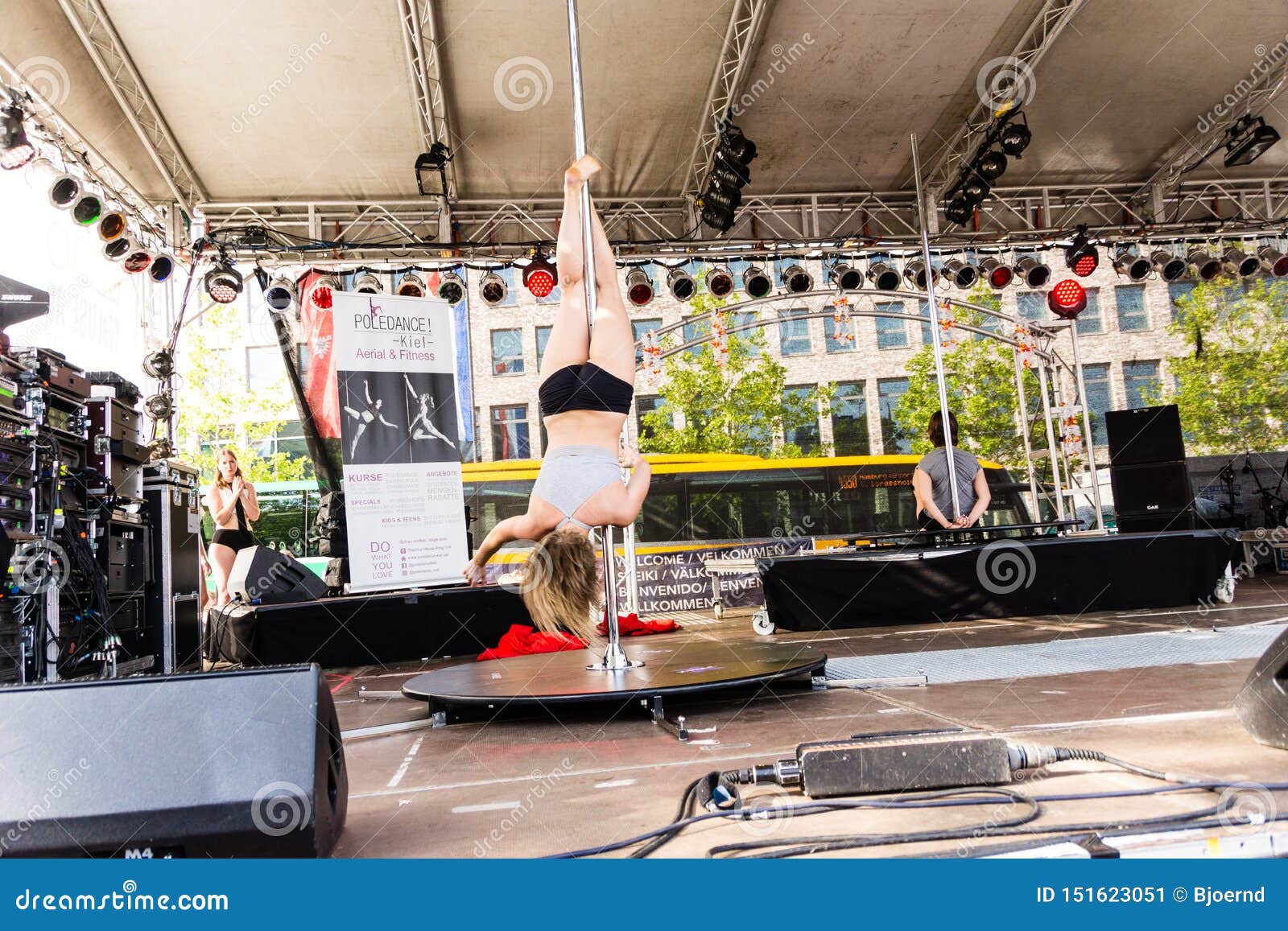 The Pole dance Kiel Academy at the 125th Kiel Week Editorial Photo