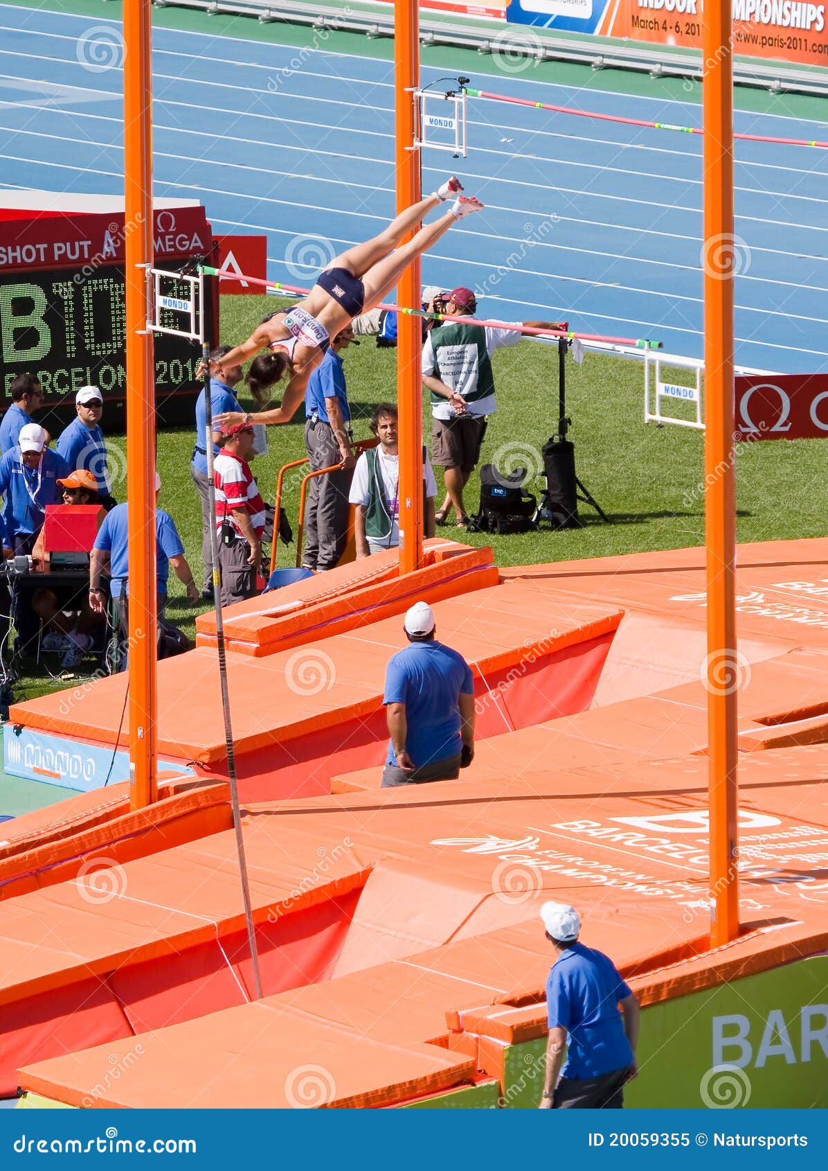 Pole vault athletics editorial image. Image of english 20059355