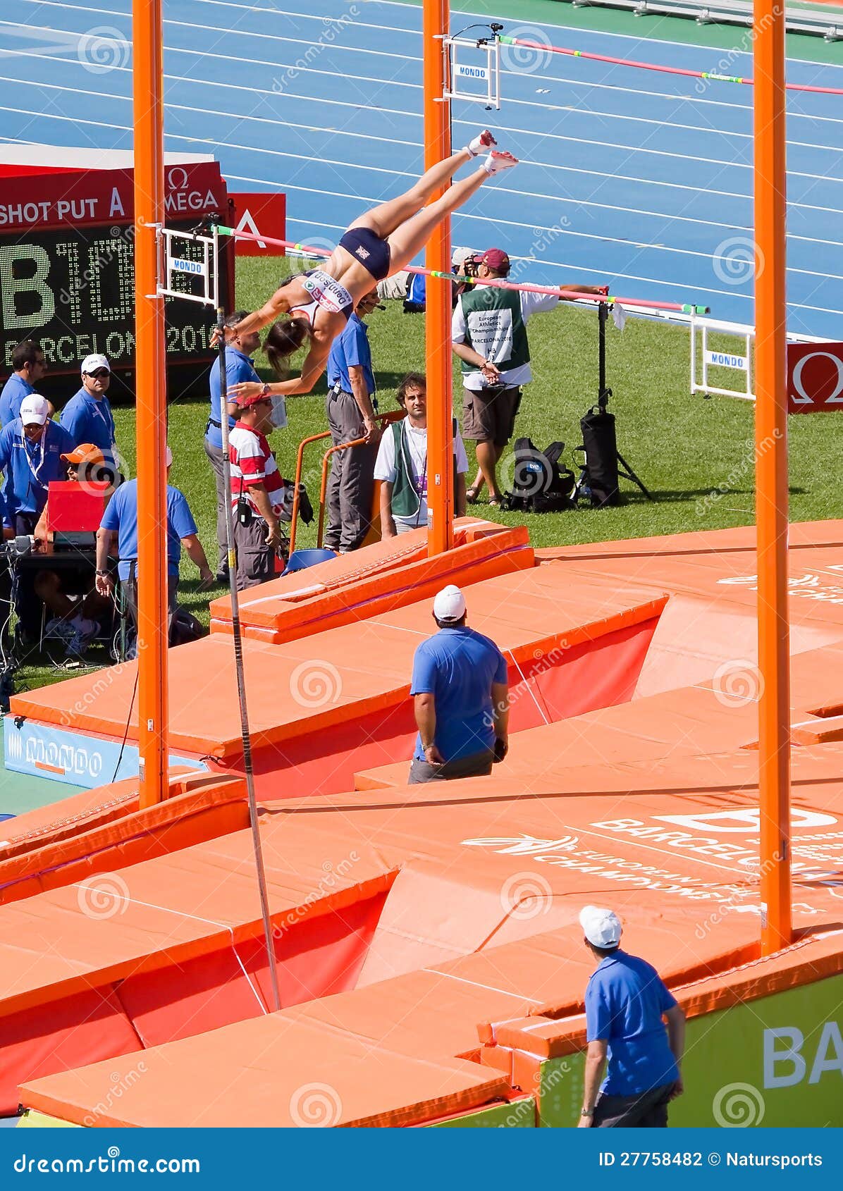 Pole Vault athletics editorial photography. Image of europe 27758482