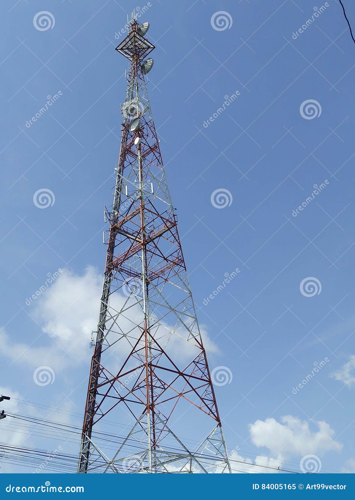 Poles Communications Network Stock Image Image of iron, background