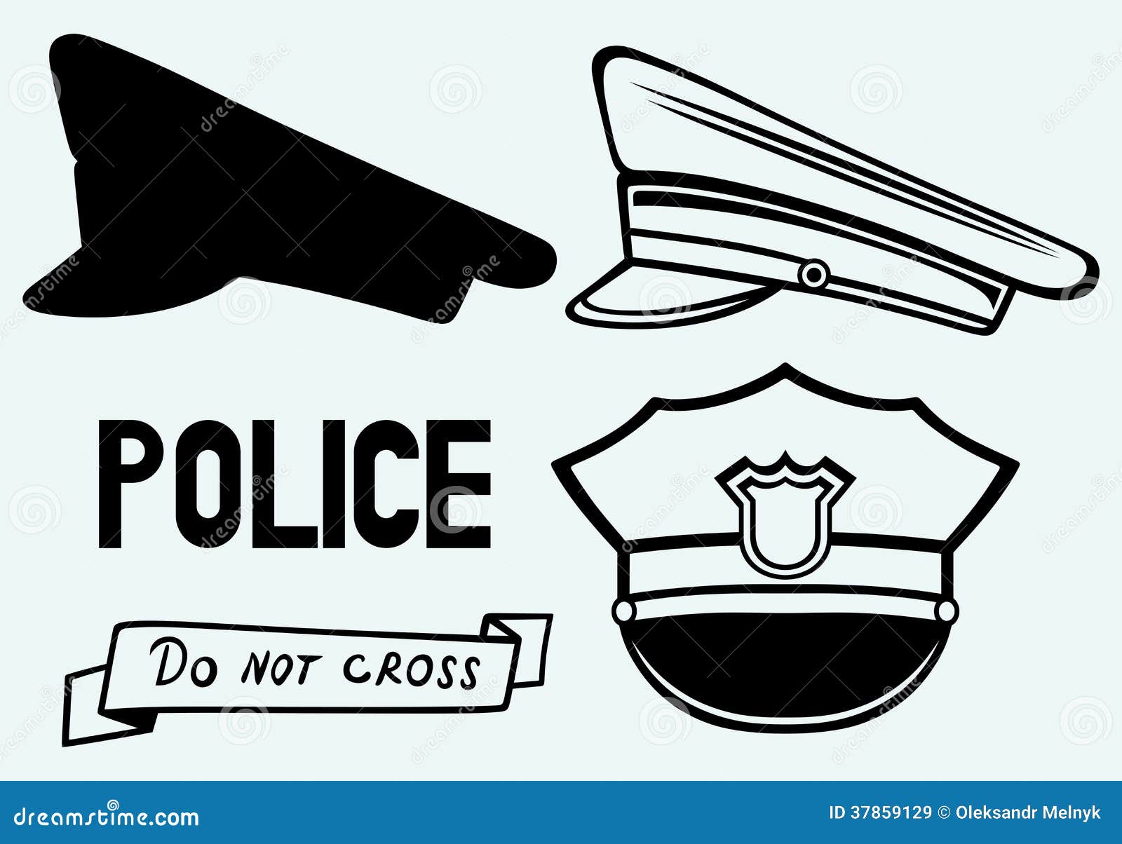 police hat clip art