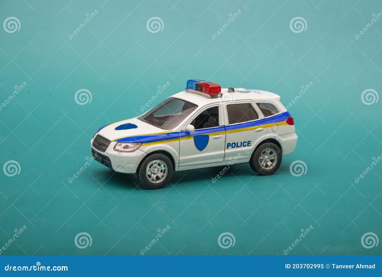 Police Car Dummy Photo on Isolated Background Stock Image Image of