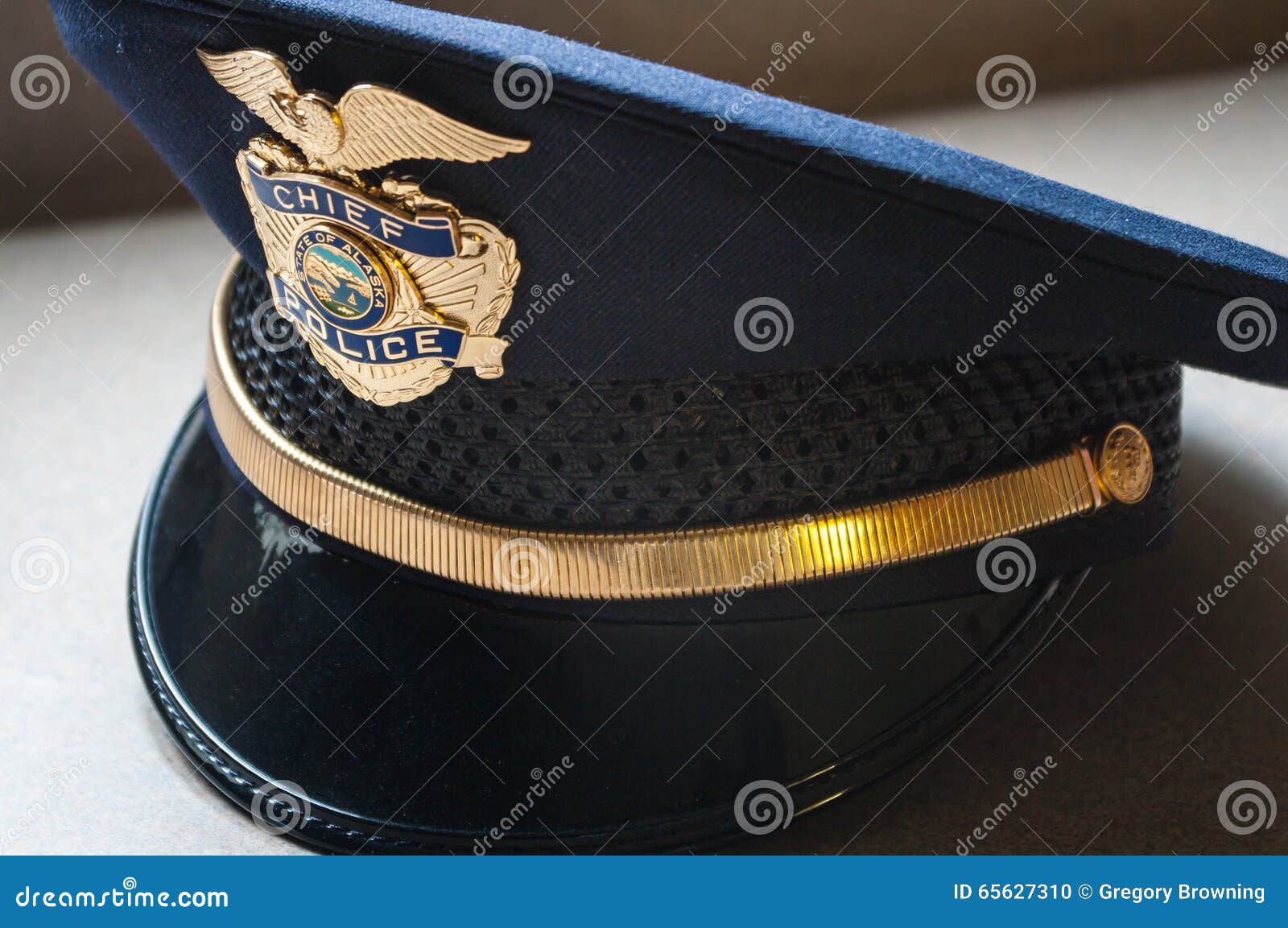 police chief hat