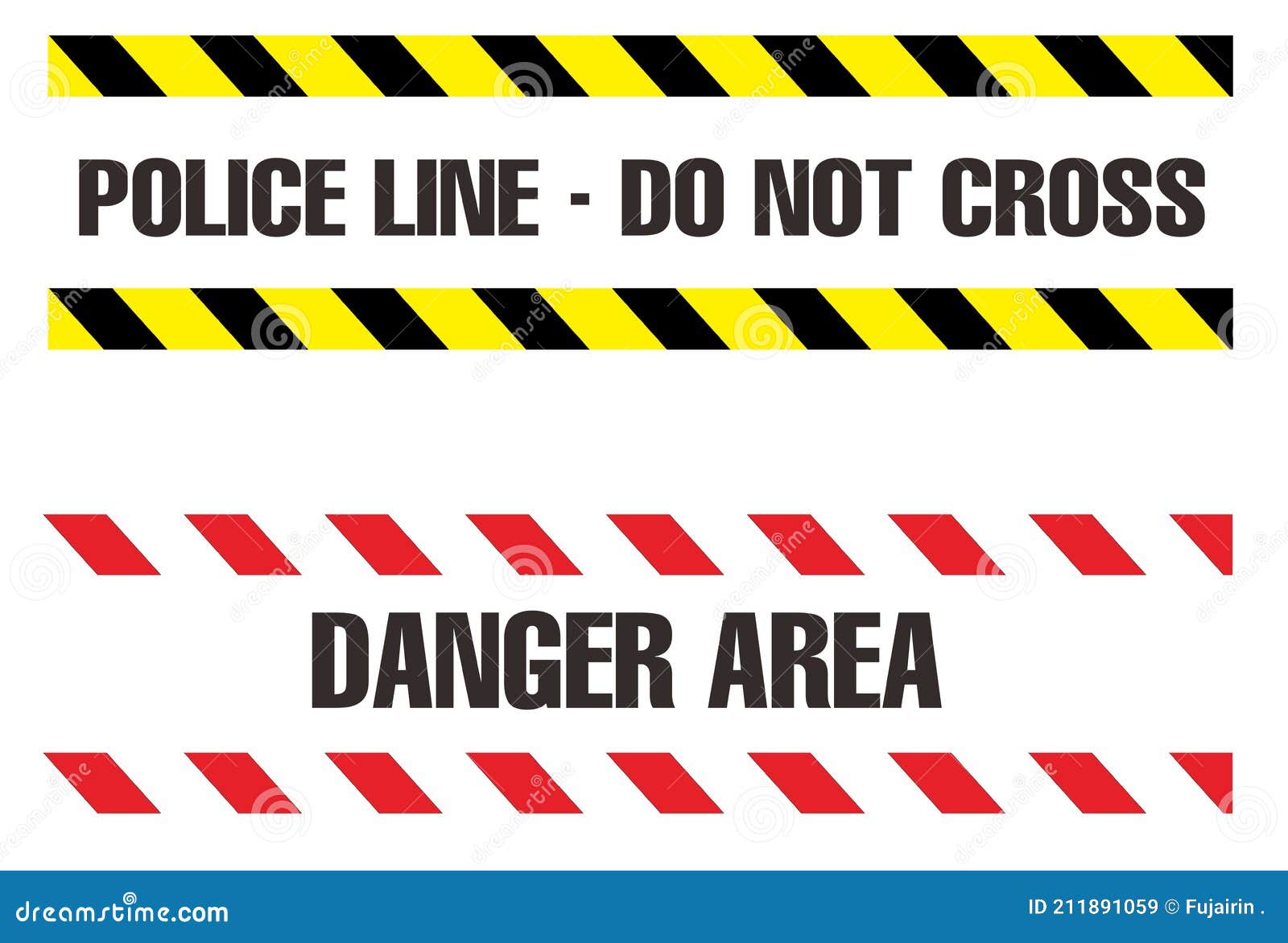 Police Line and Danger Area for Ilustration Traffic Stock Illustration Police Line and Danger Area for Ilustration Traffic Stock Illustration