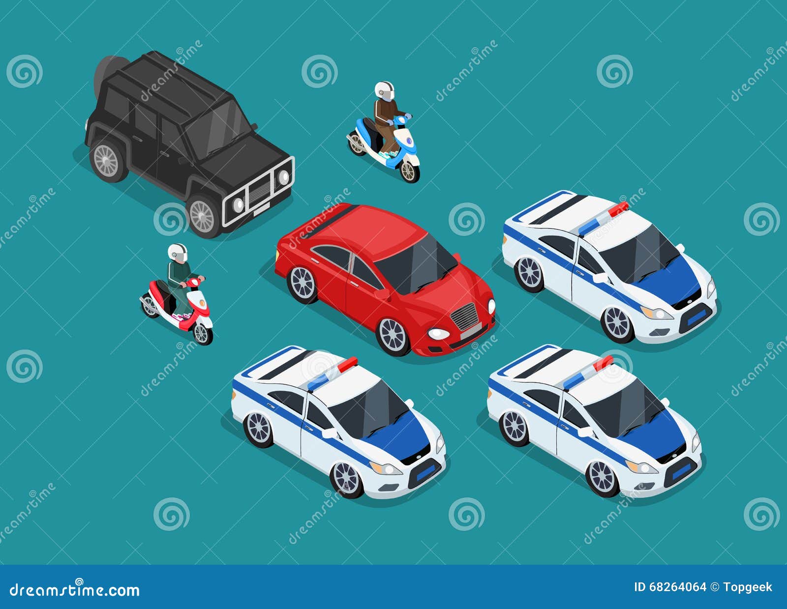 Motorcade Clipart And Illustrations