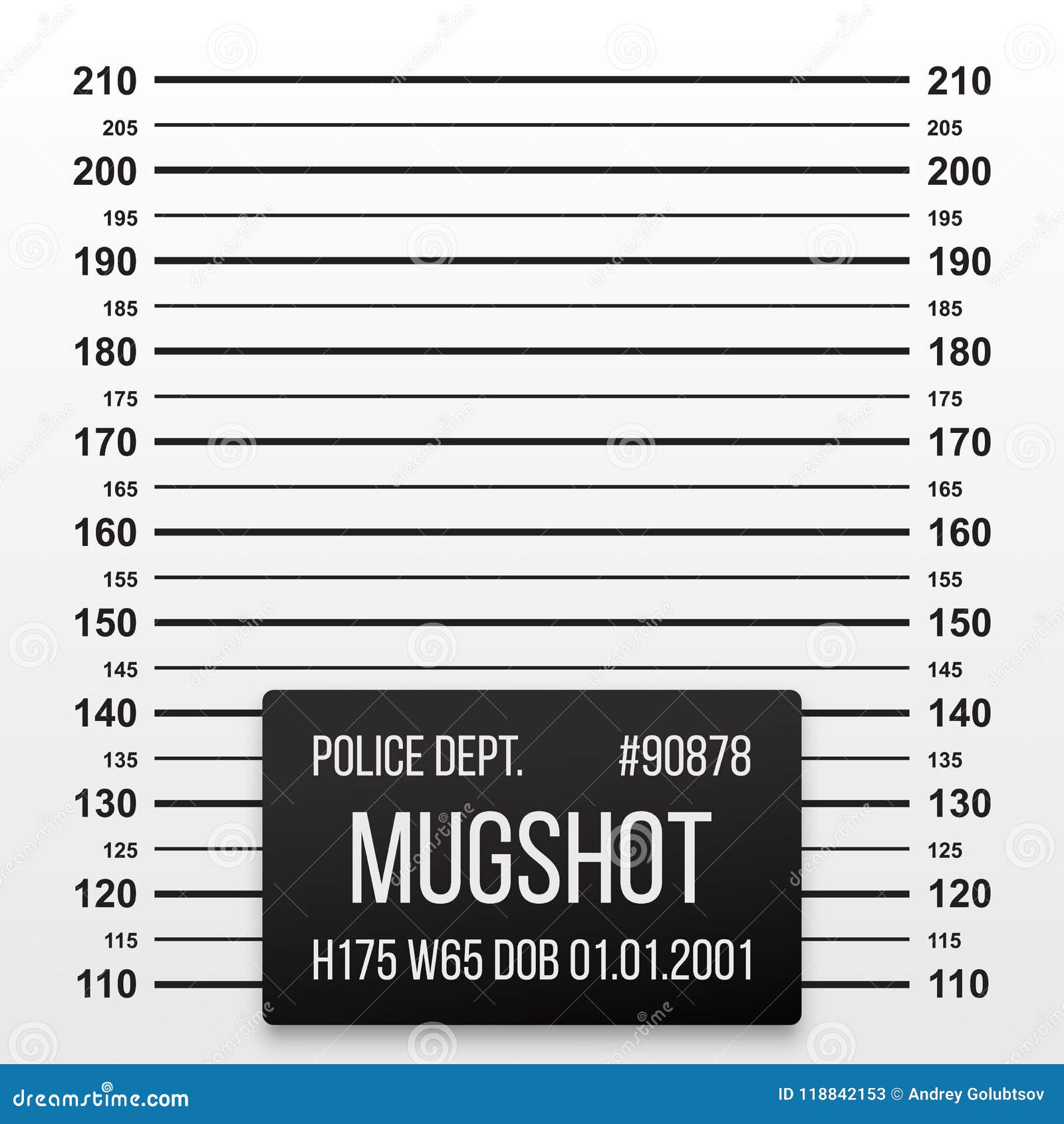Police Mug Shot Vector Lineup Background Stock Vector - Illustration of ...
