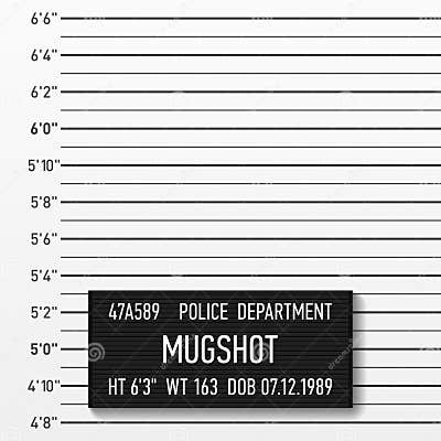 Police mugshot stock vector. Illustration of arrest, shot - 28946481