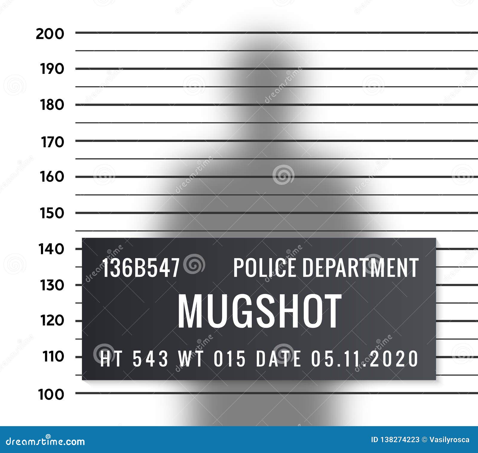 mugshot name board template