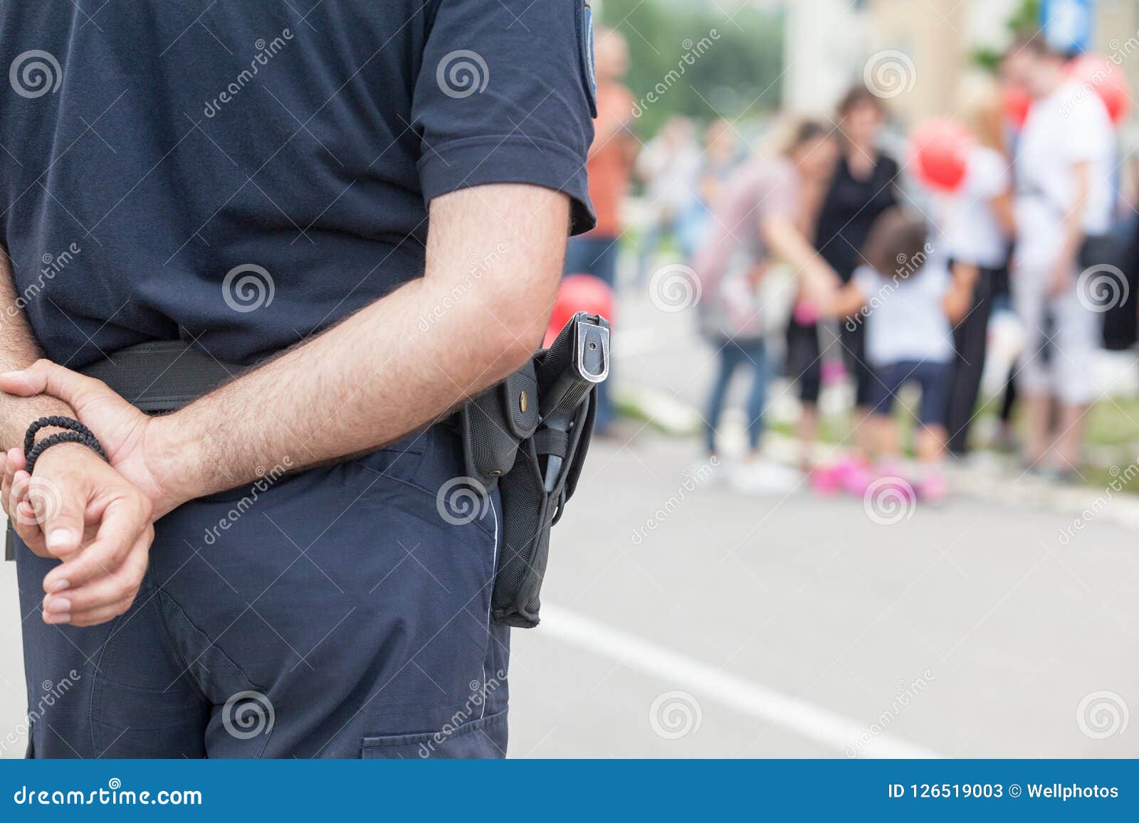 Police officer on duty stock image. Image of safety 126519003