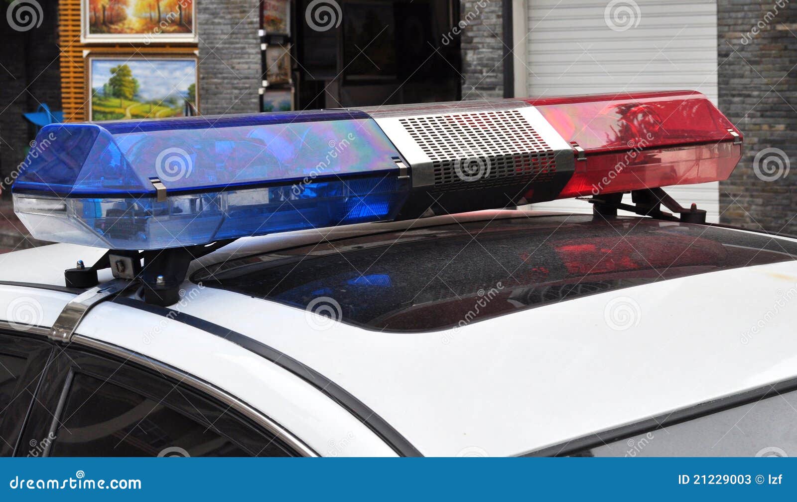 Police sirens lights stock image. Image of constabulary 21229003