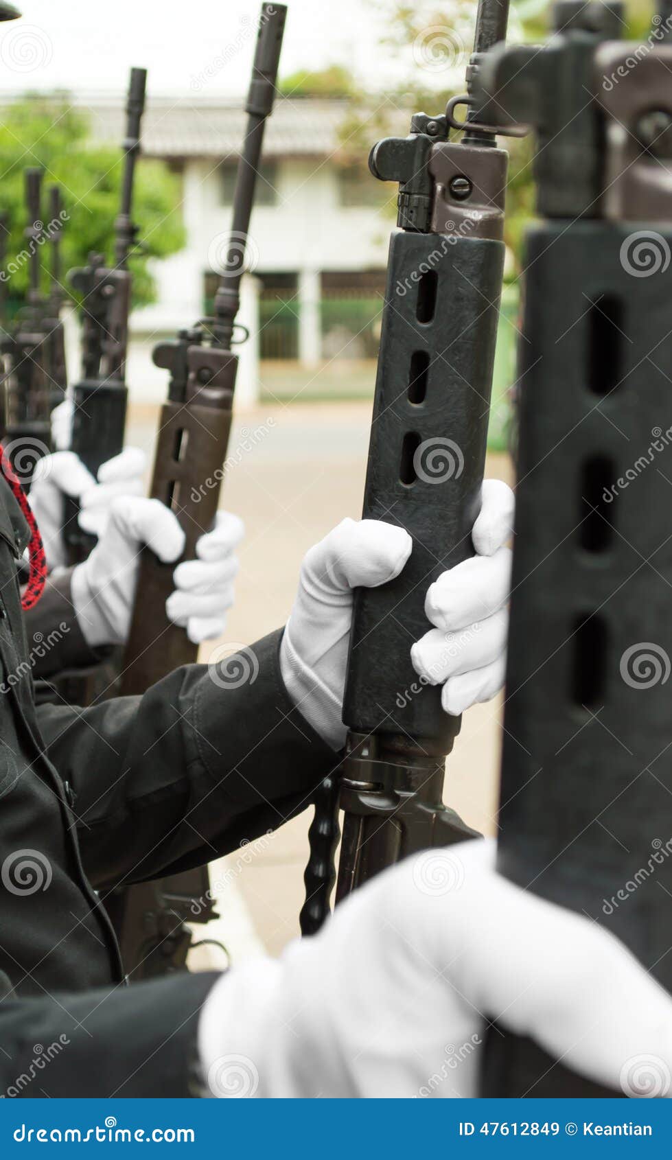 Police Wearing White Gloves Stock Image Image of person, academy