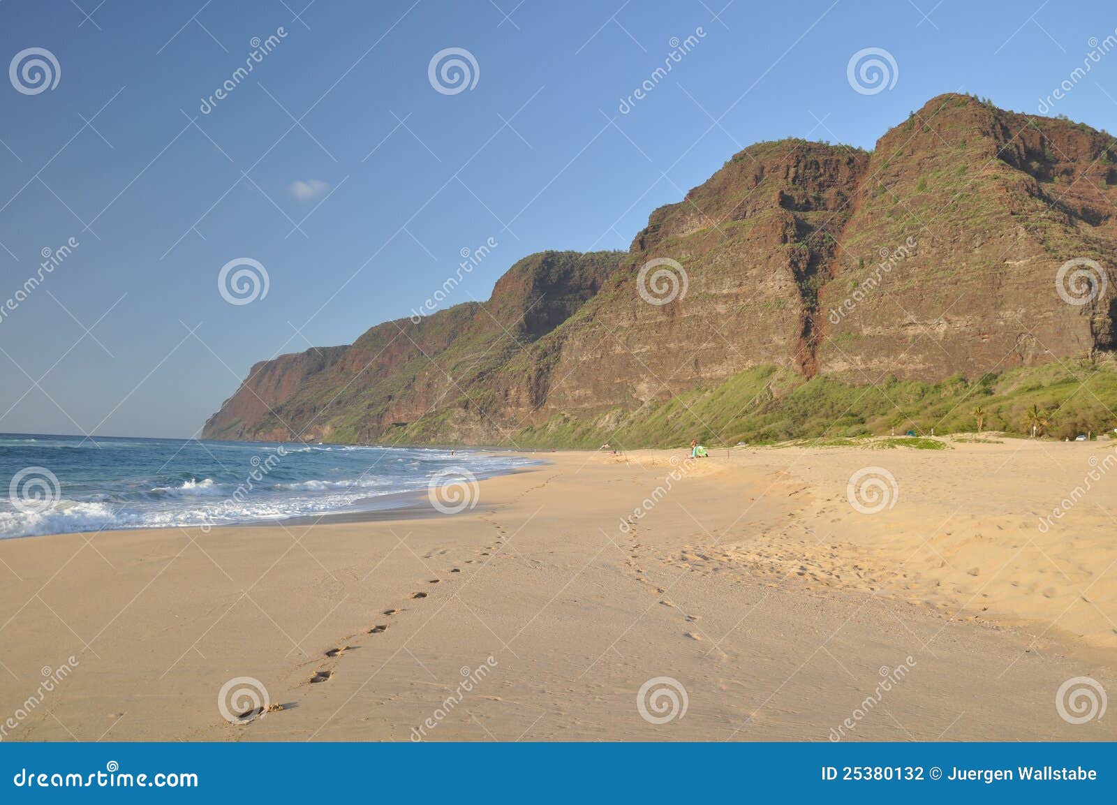 Polihale Strand, Kauai, Hawaii. Polihale Strand auf der Insel von Kauai, Hawaii