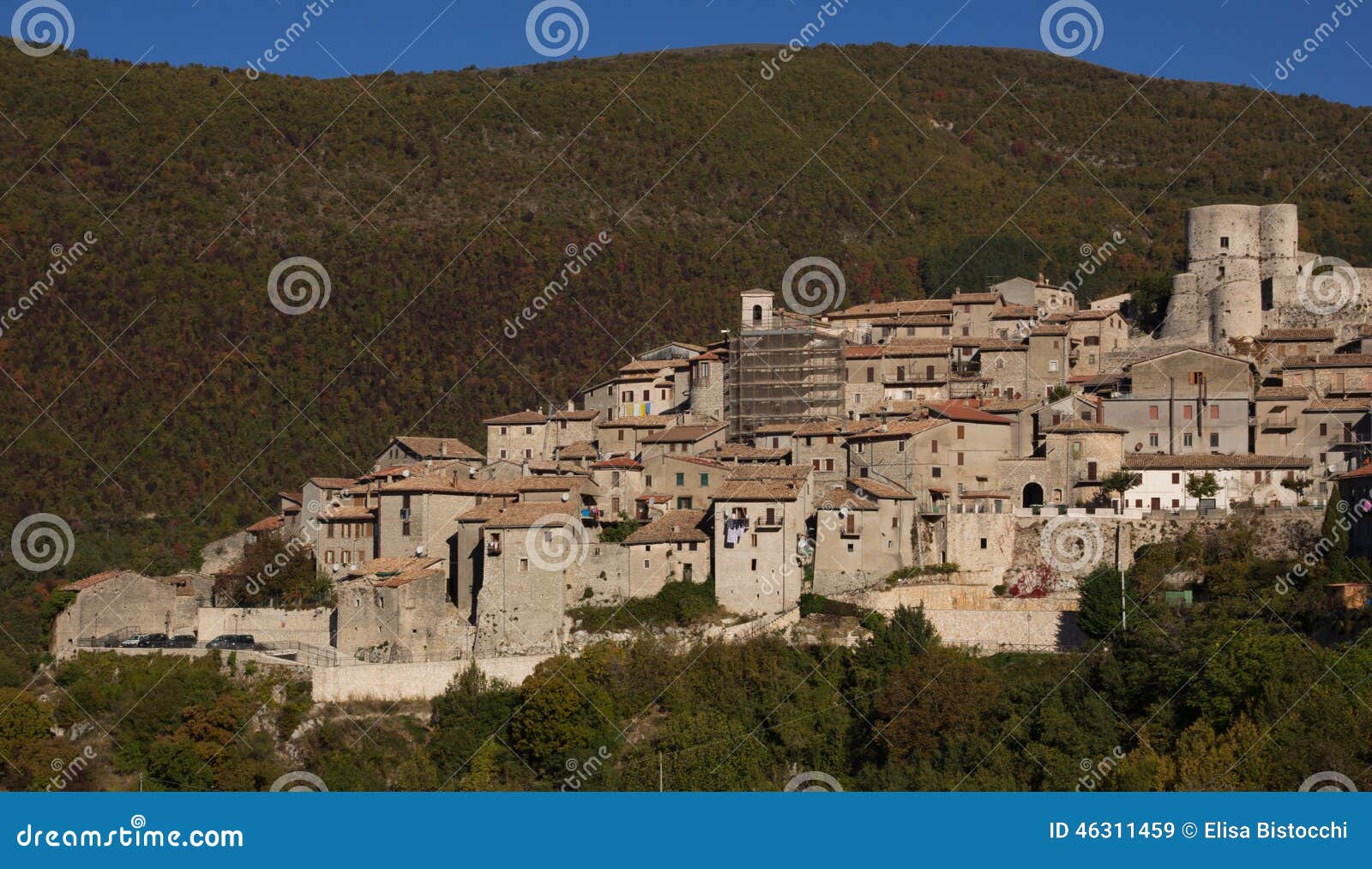 polino village in umbria, italy