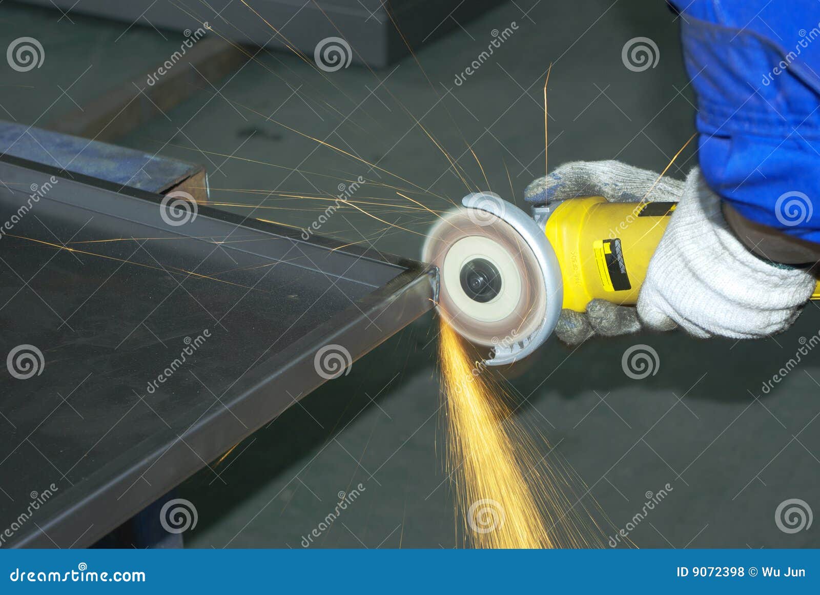 Polish a door stock photo. Image of machine, tool, machinery 9072398