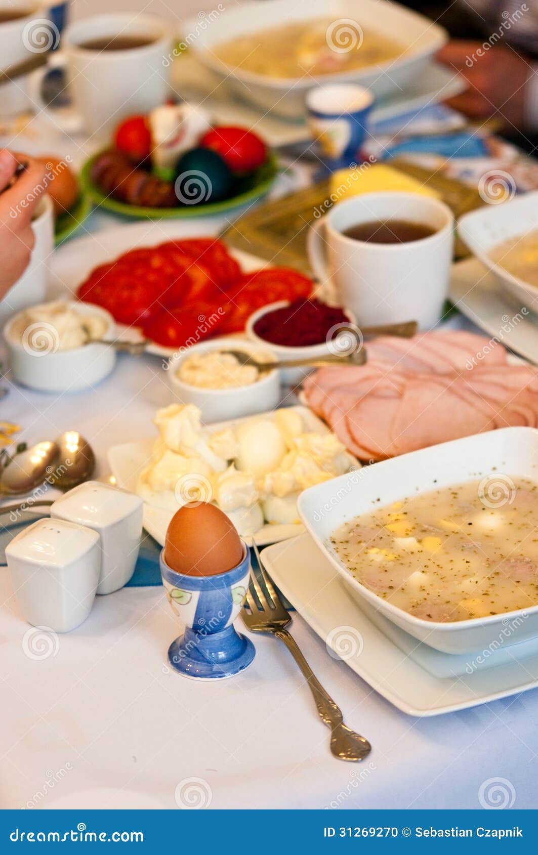 Polish Easter Table Stock Photo Image 31269270