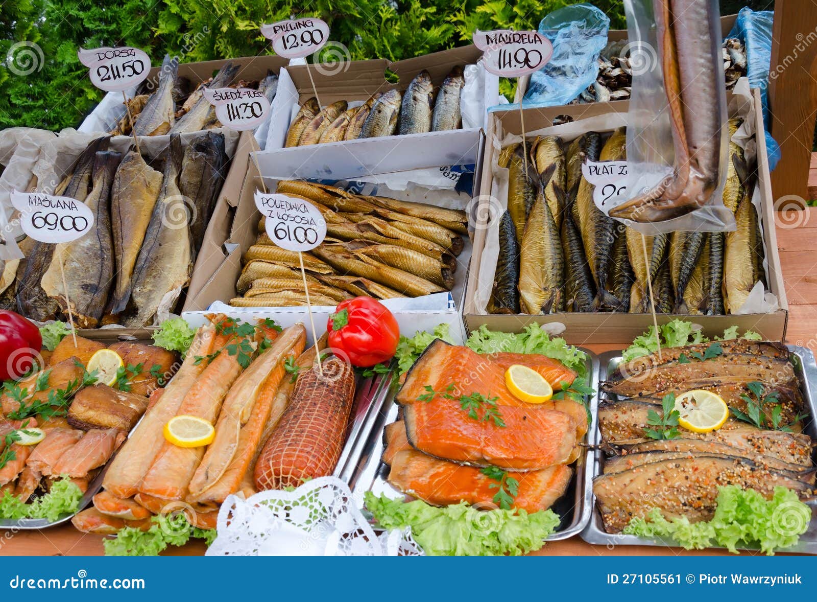 Polish fish market stock image. Image of dieting, dinner 27105561