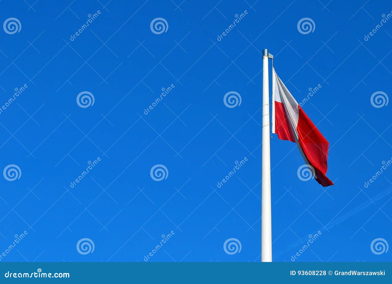 Polish flag stock photo. Image of symbolic, insignia 93608228
