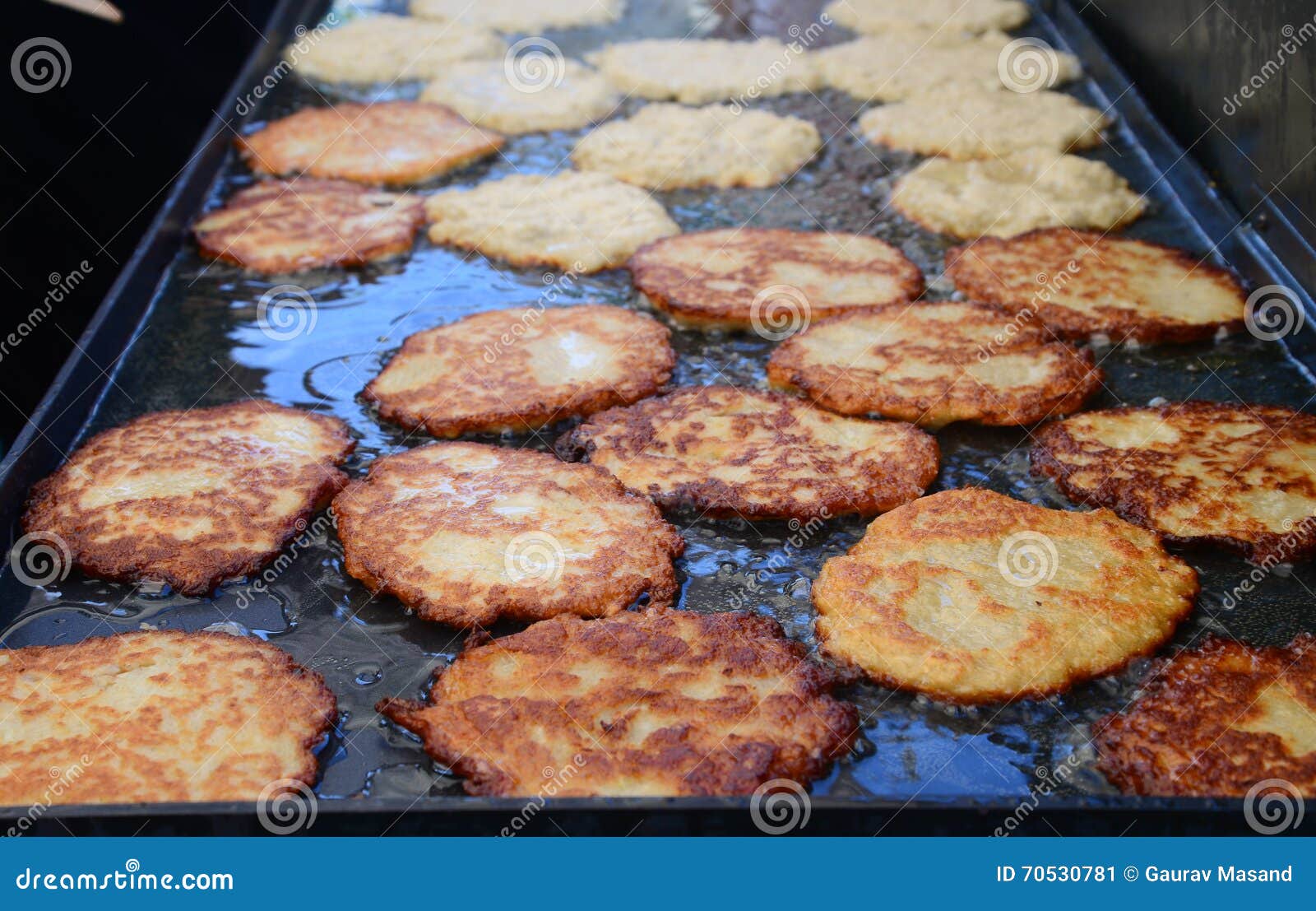 Polish pancakes stock image. Image of herbs, dessert 70530781