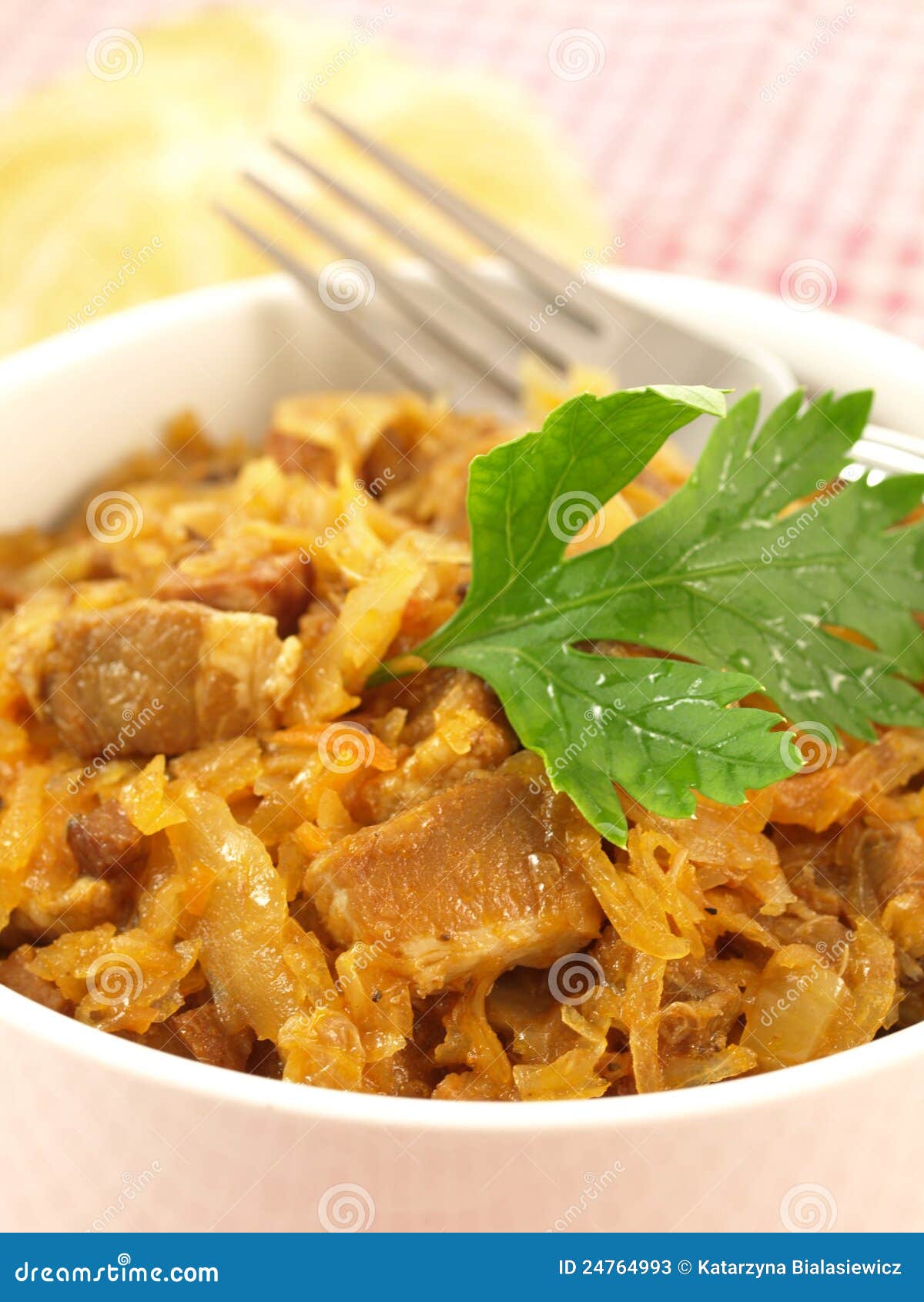 Polish sauerkraut, closeup stock image. Image of calorie 24764993