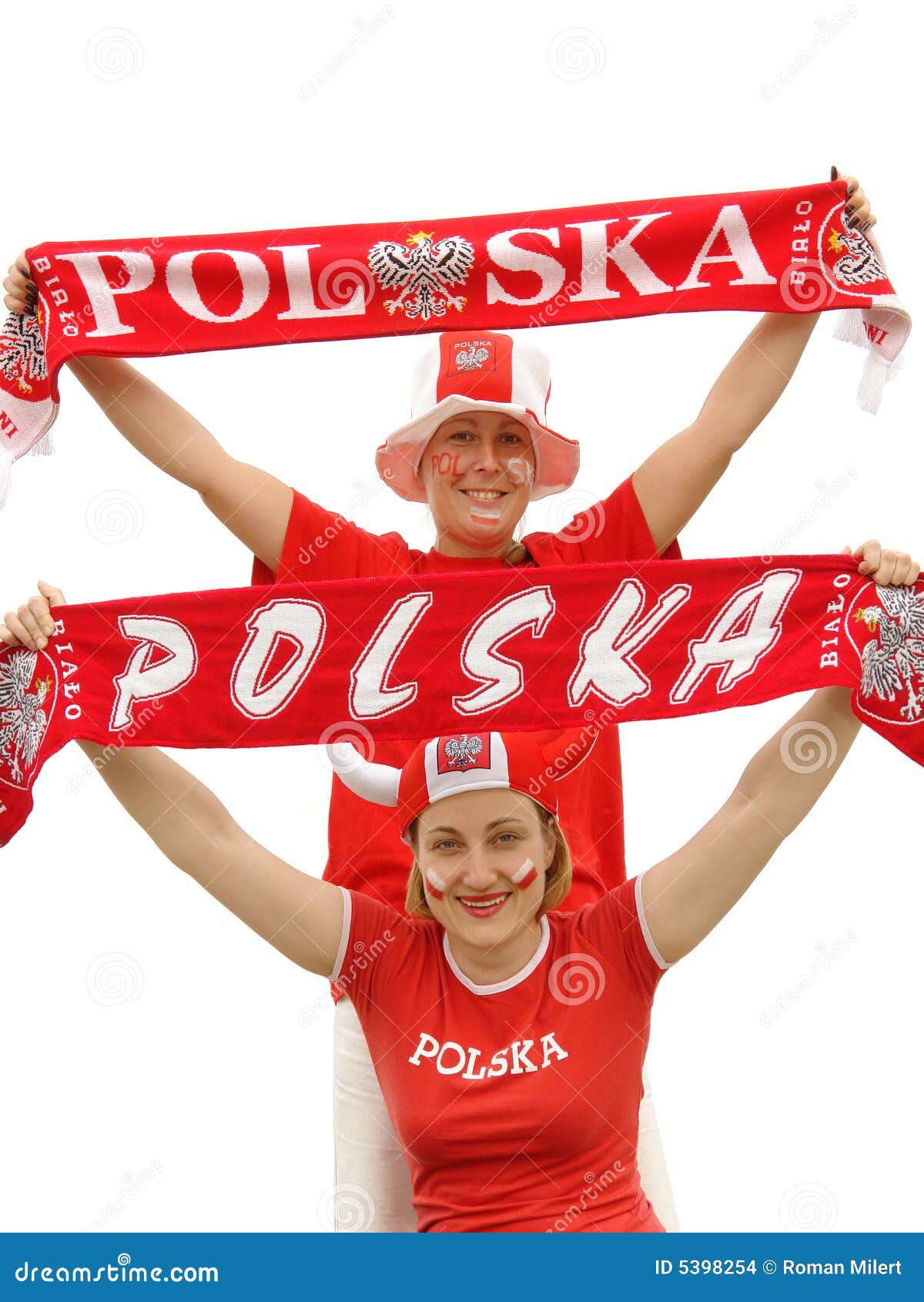 Polish soccer fans stock photo. Image of patriotic, leisure 5398254
