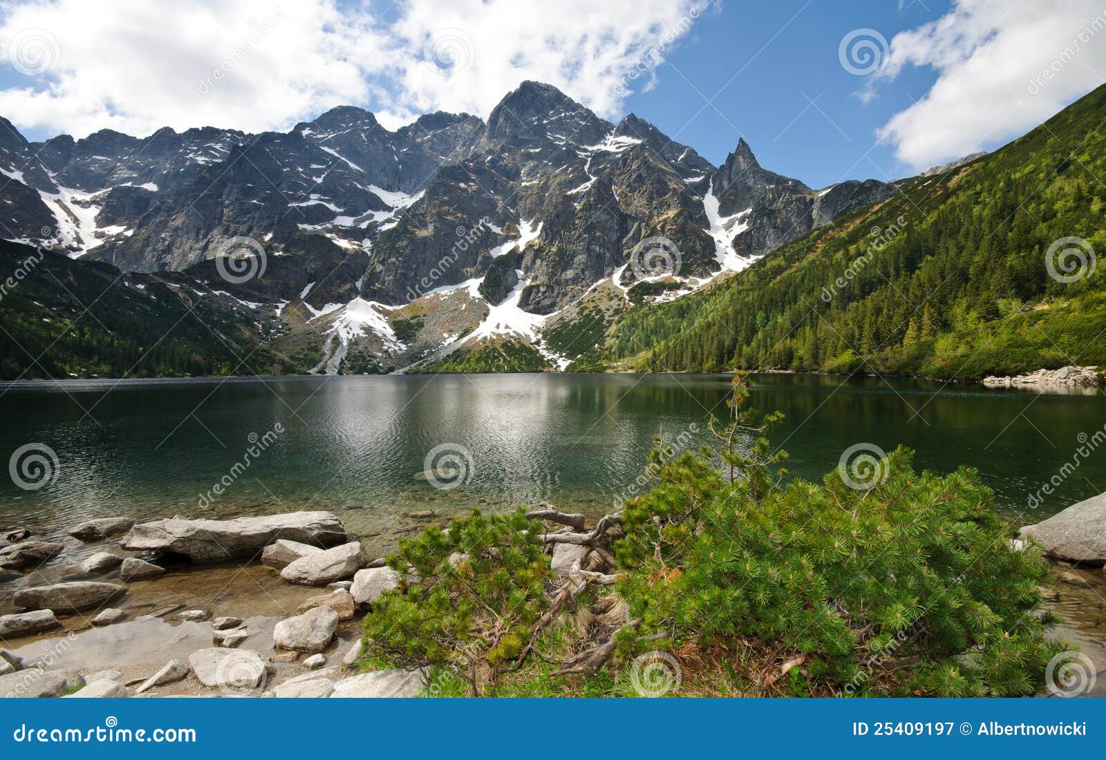 polish tatra mountains morskie oko lake