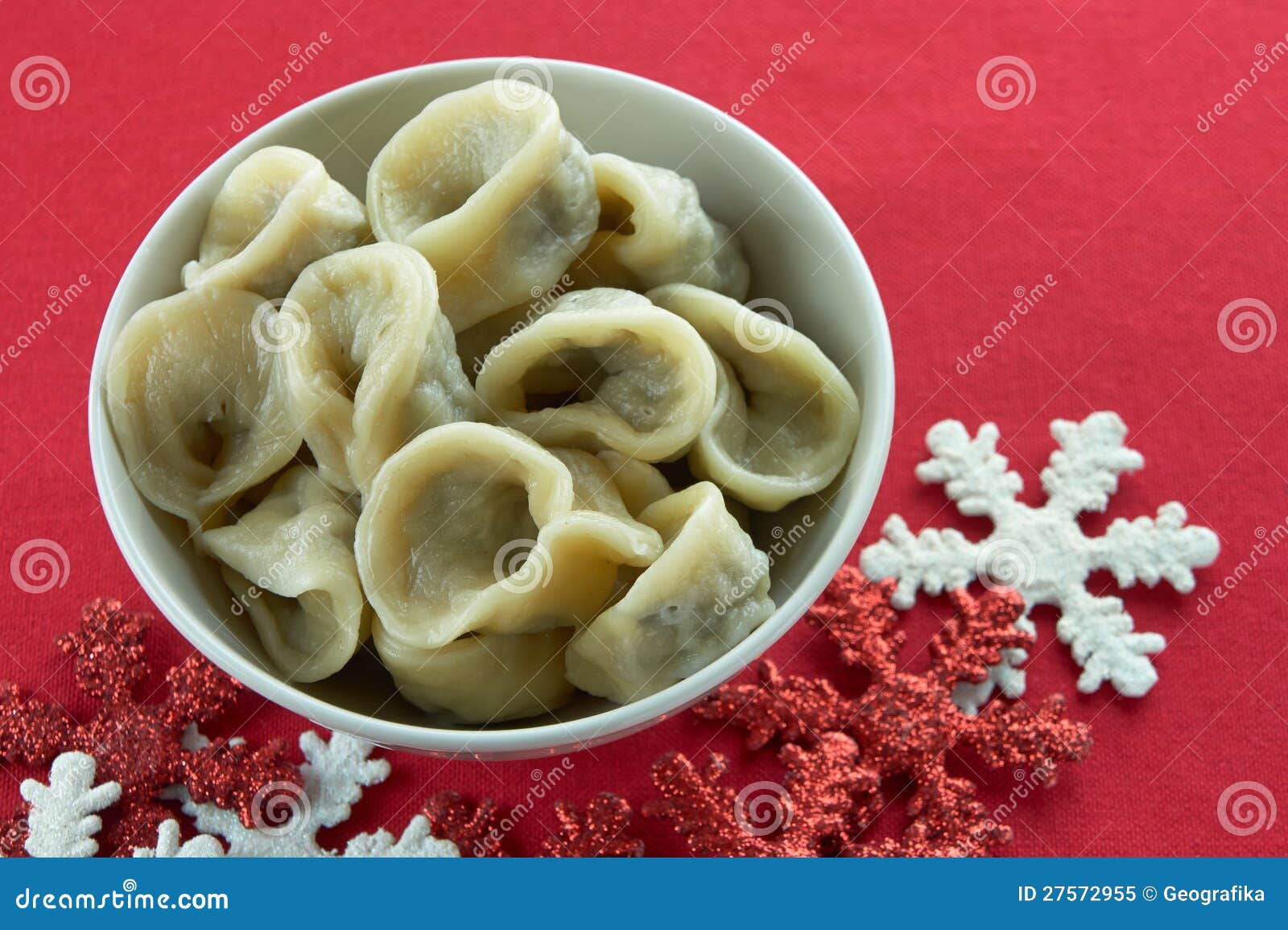 Polish Traditional Mushroom Dumplings. Stock Image Image of supper