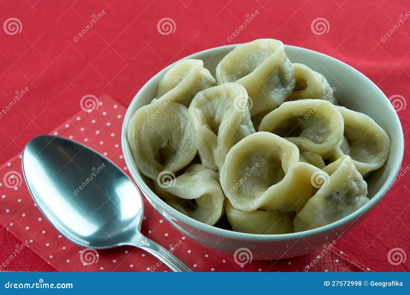 Polish Traditional Mushroom Dumplings. Stock Photo Image of home