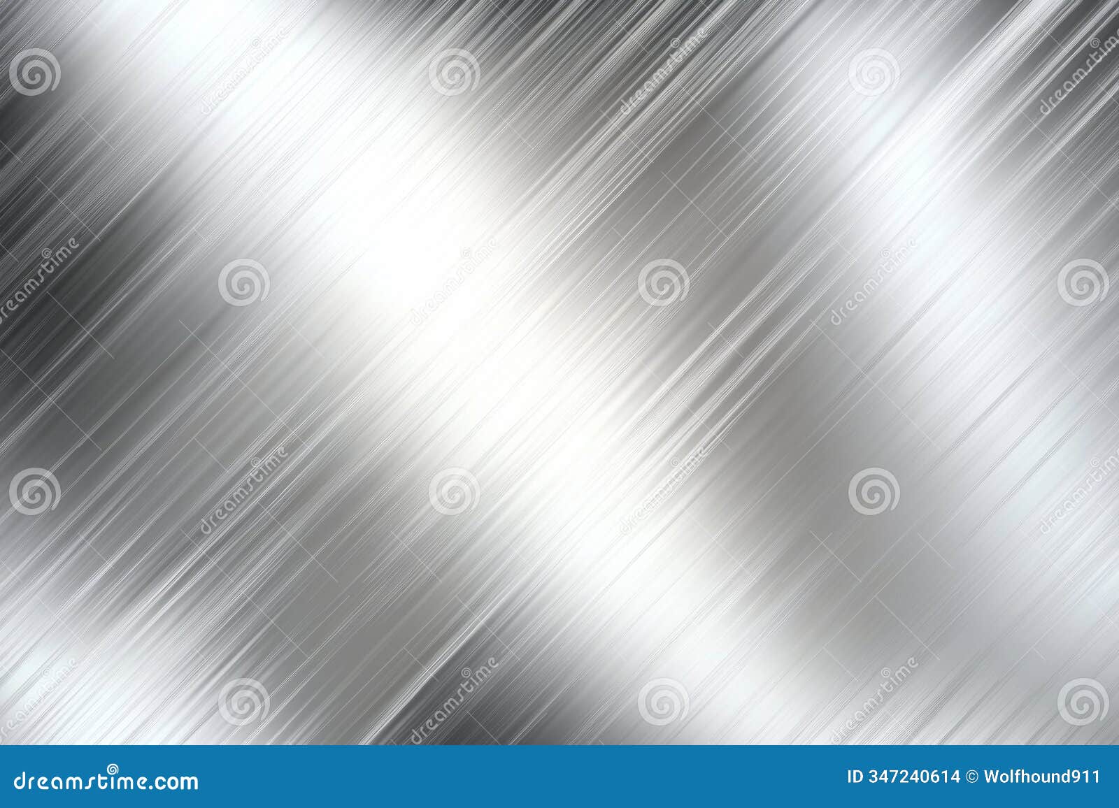 a polished chrome background with high-gloss reflections and soft distortions, creating a