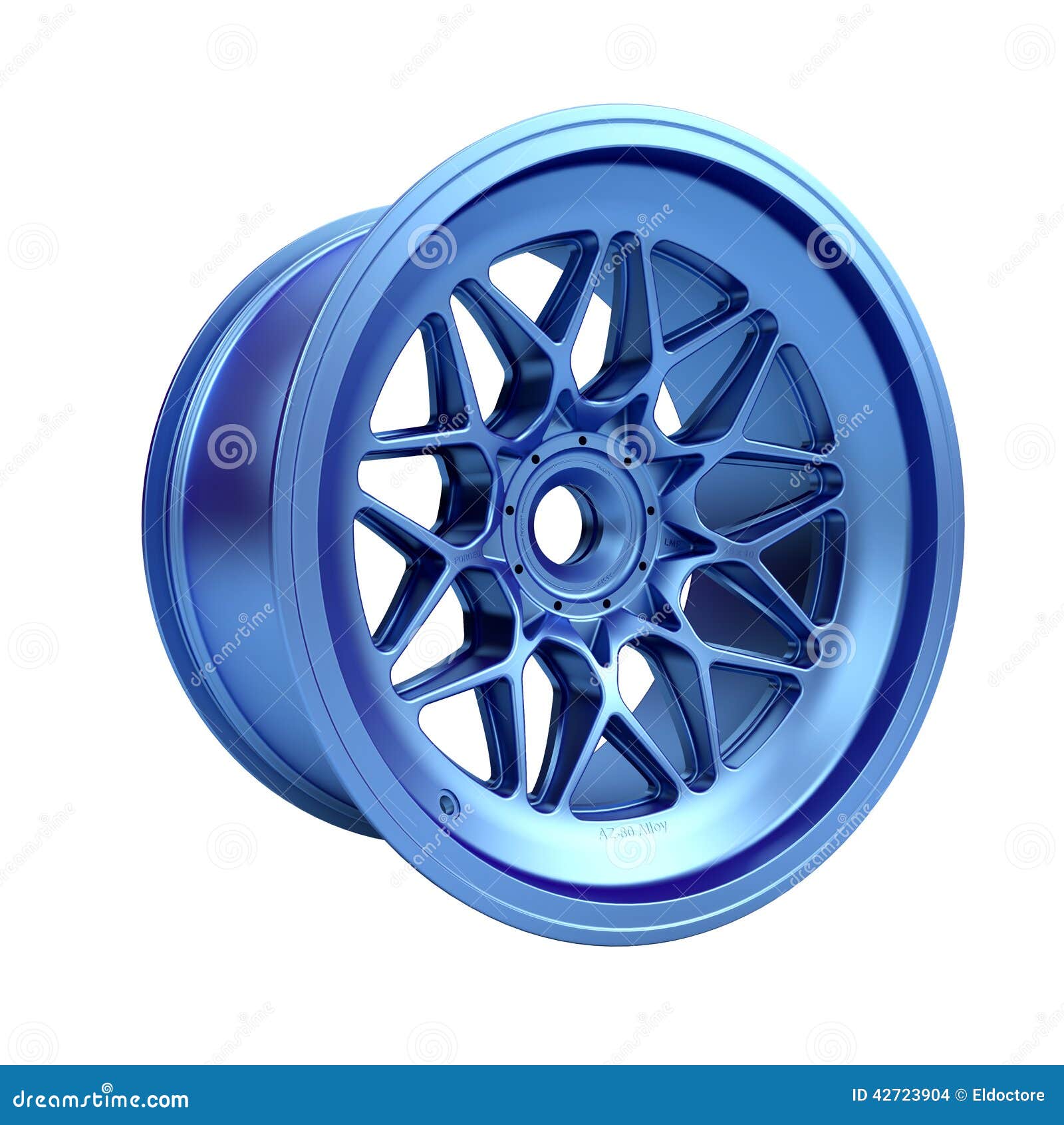 Polished Chrome Rim Wheel on White Stock Photo Image of automotive