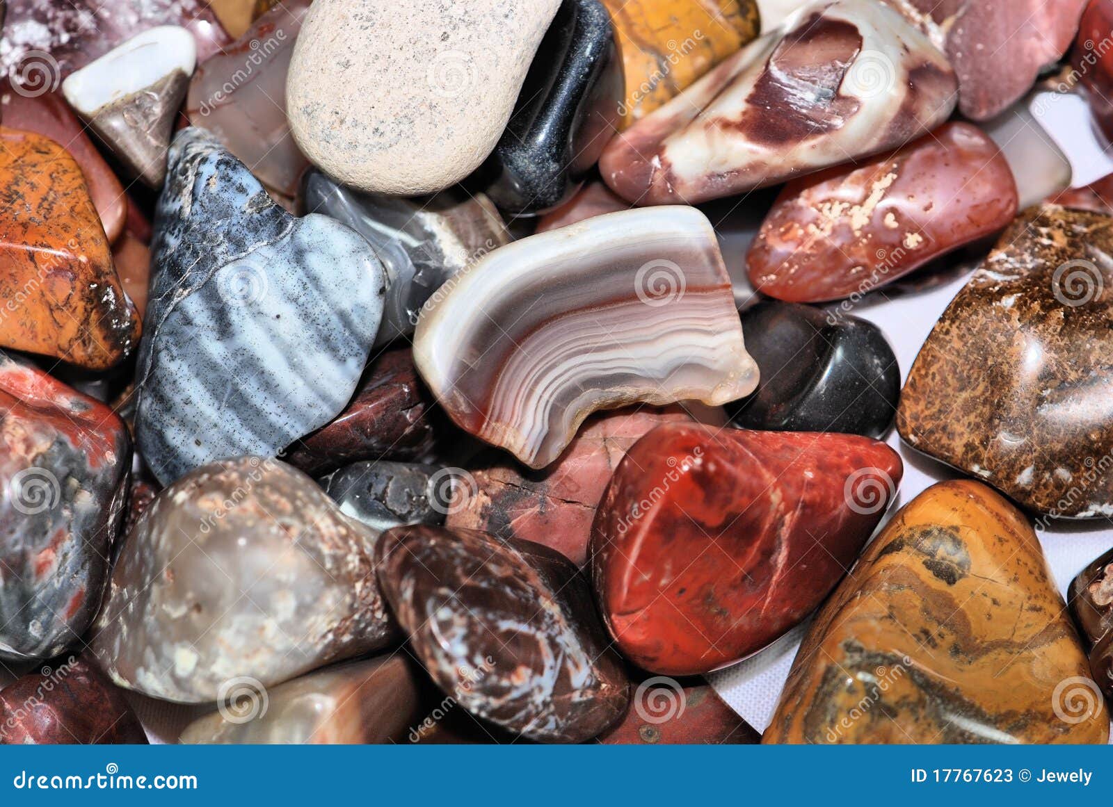 Polished rocks stock image. Image of macro, colors, mineral 17767623