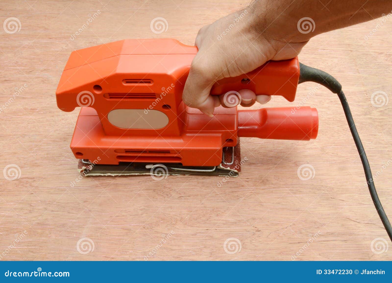 Polishing wood stock photo. Image of electrical, laborer 33472230
