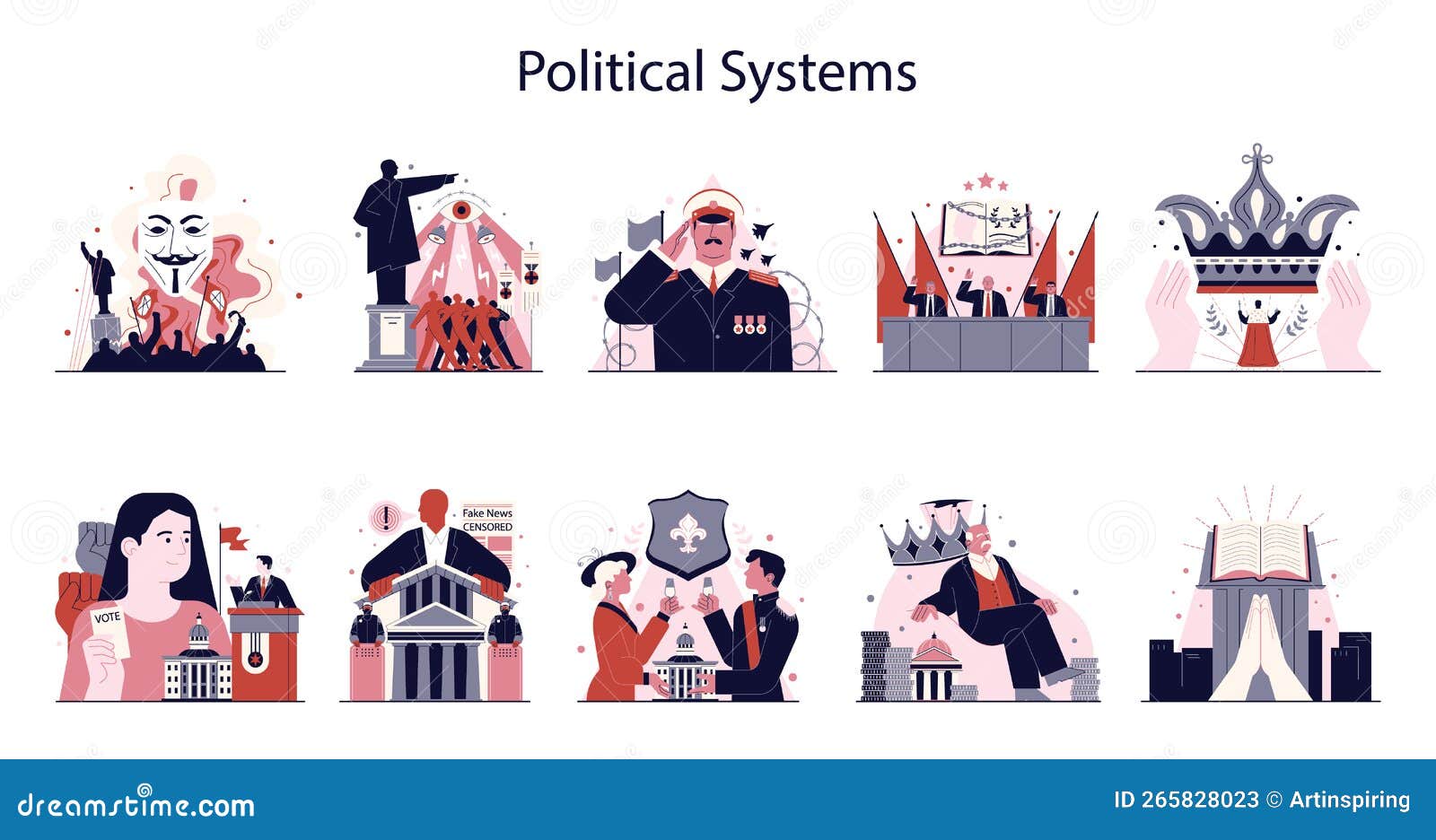 Totalitarianism System Isometric Background Cartoon Vector totalitarianism-system-isometric-background-cartoon-vector
