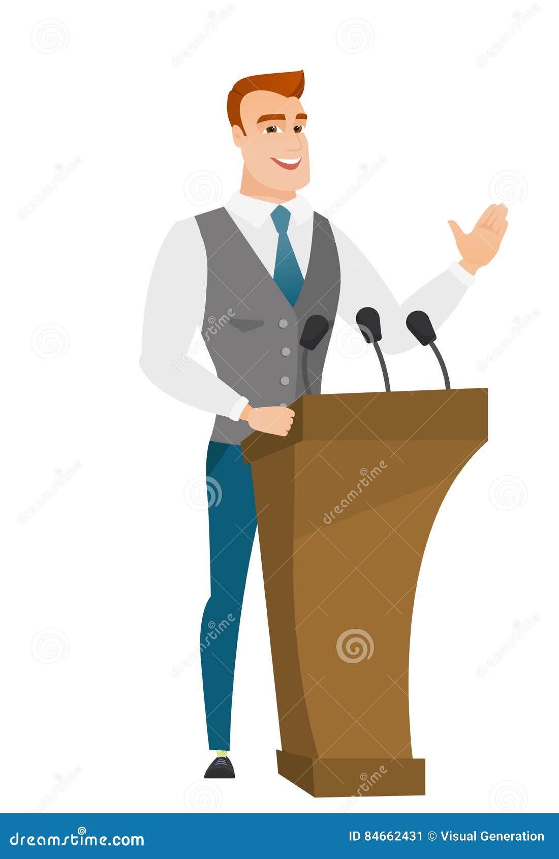 public speech clipart politician