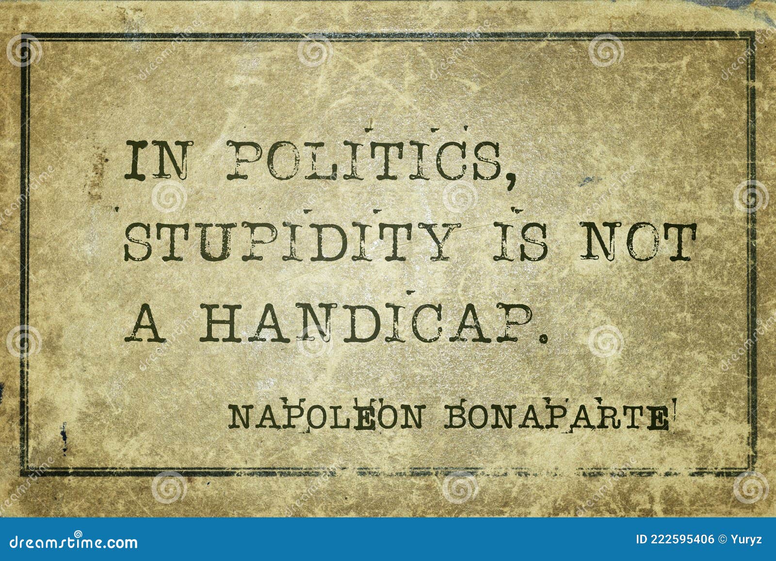 politics stupidity napoleon