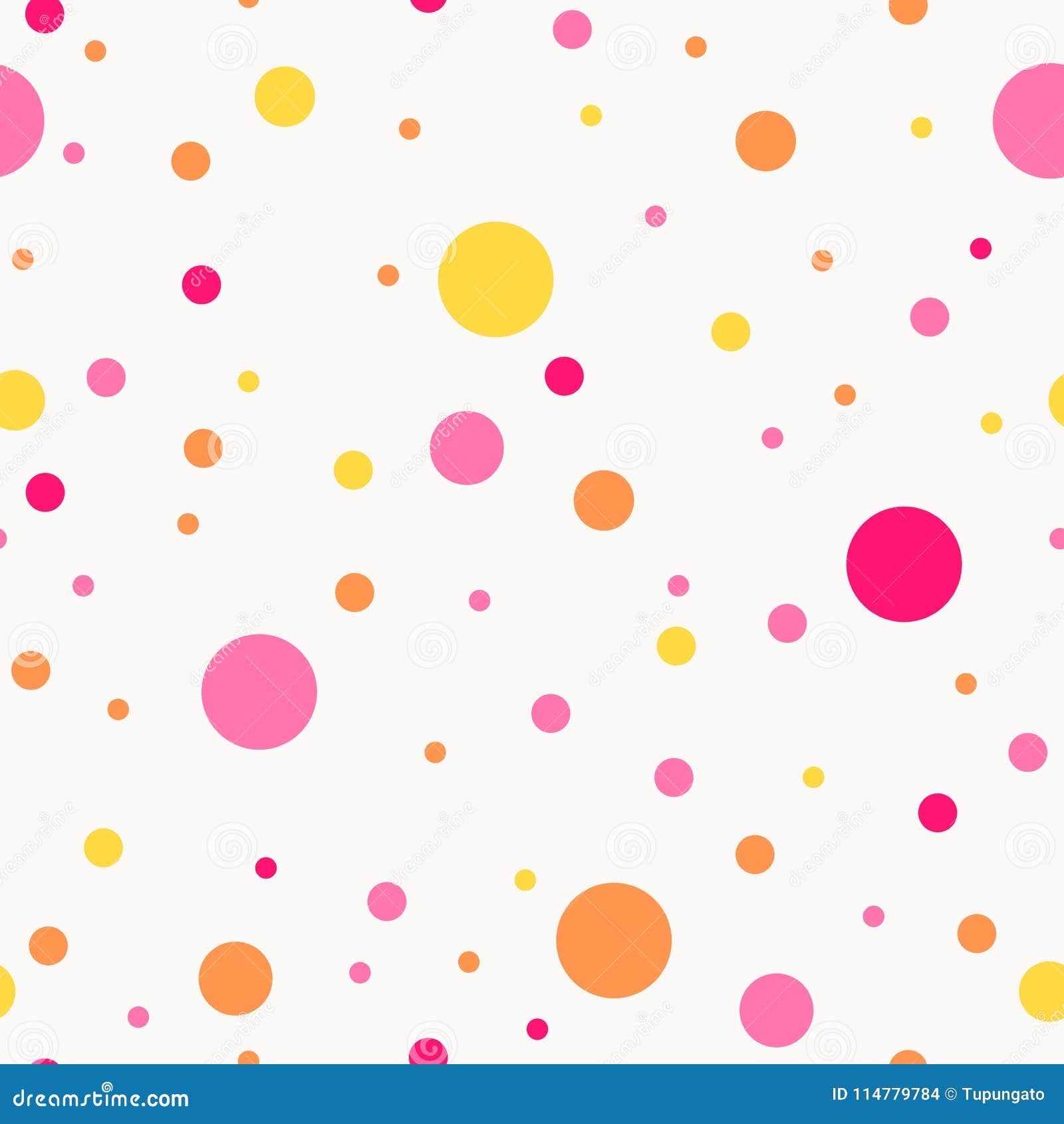 Polka dots background stock vector. Illustration of background 114779784