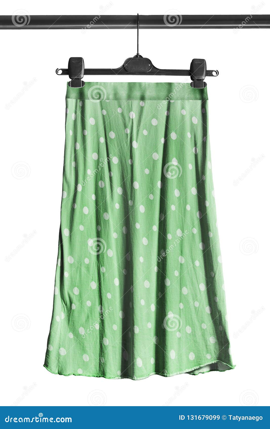 Skirt on clothes rack stock image. Image of fiber, midi - 131679099