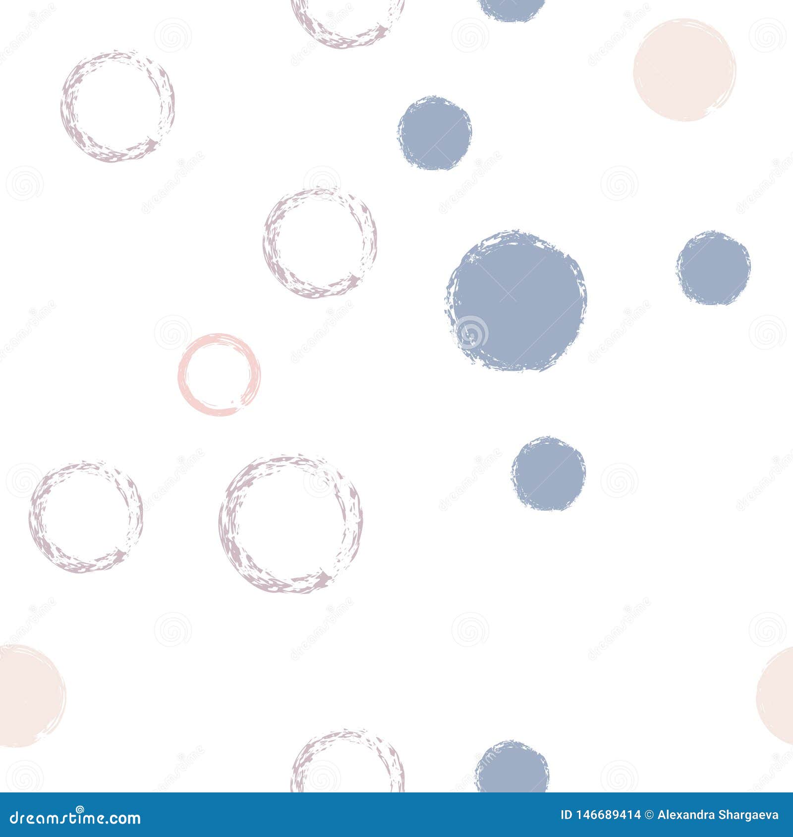 Polka Dots Pastel Seamless Pattern Stock Vector - Illustration of ...