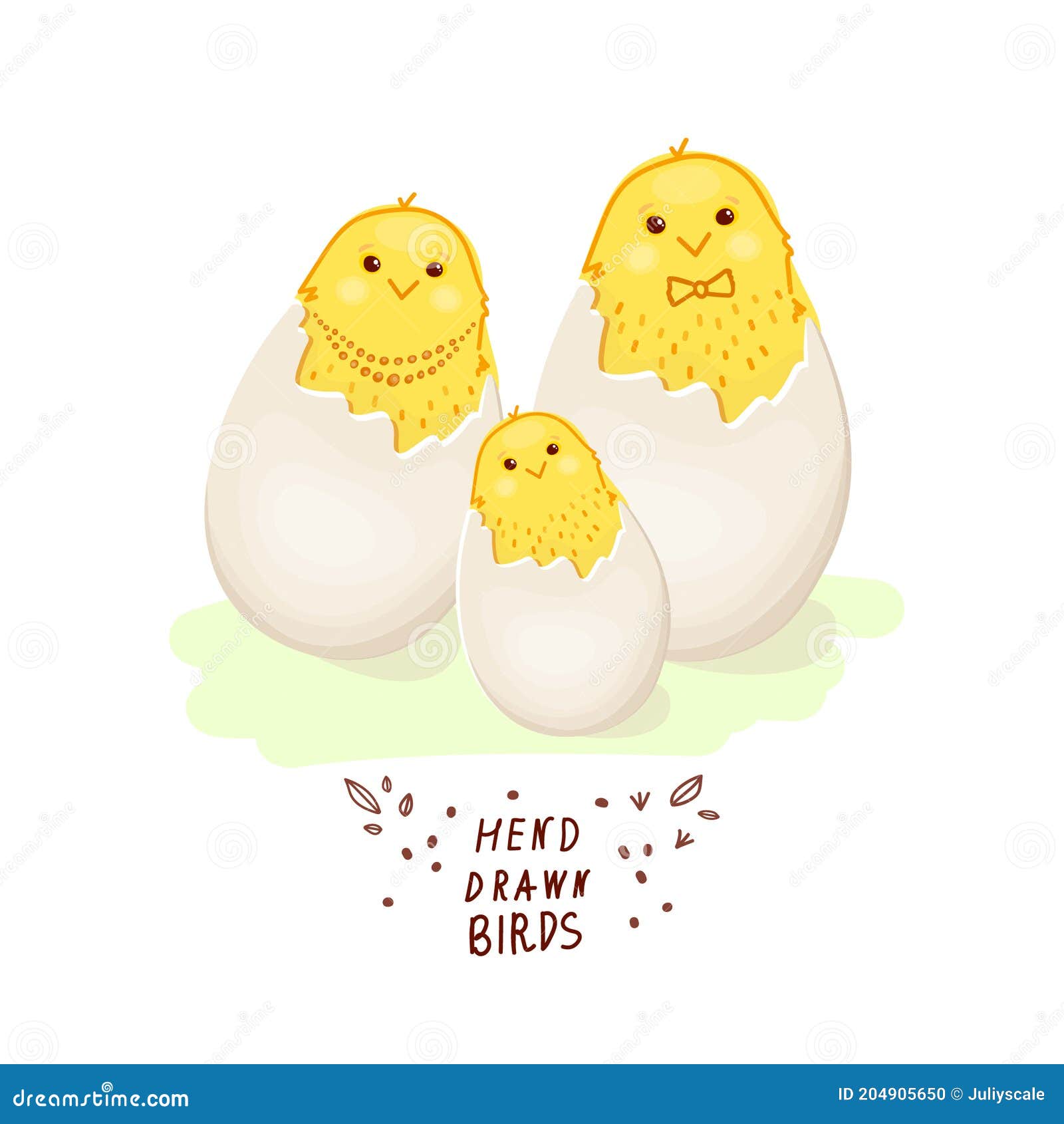Pollito. Un Pollo Eclosionado. Huevo De Gallina Agrietada Recién Nacido  Pájaro Dibujos Animados Ilustración del Vector - Ilustración de cara, huevo:  204905650