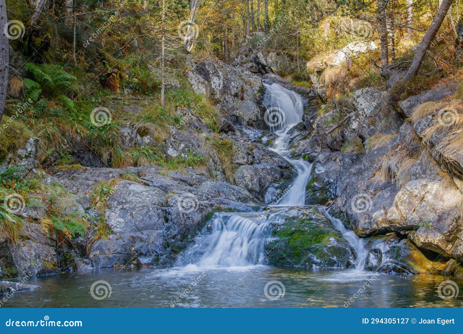 pollos river cascades in the andorran pyrenees