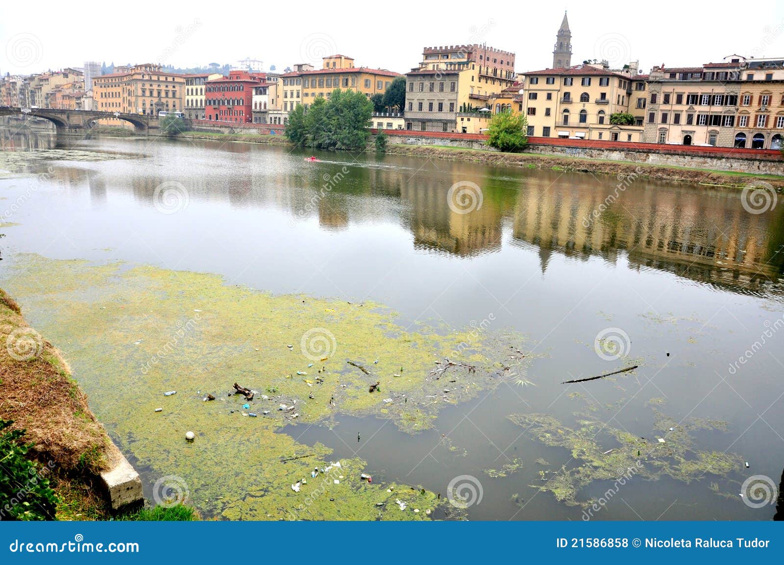 Pollution in Florence, Italy Editorial Stock Photo Image of dusk