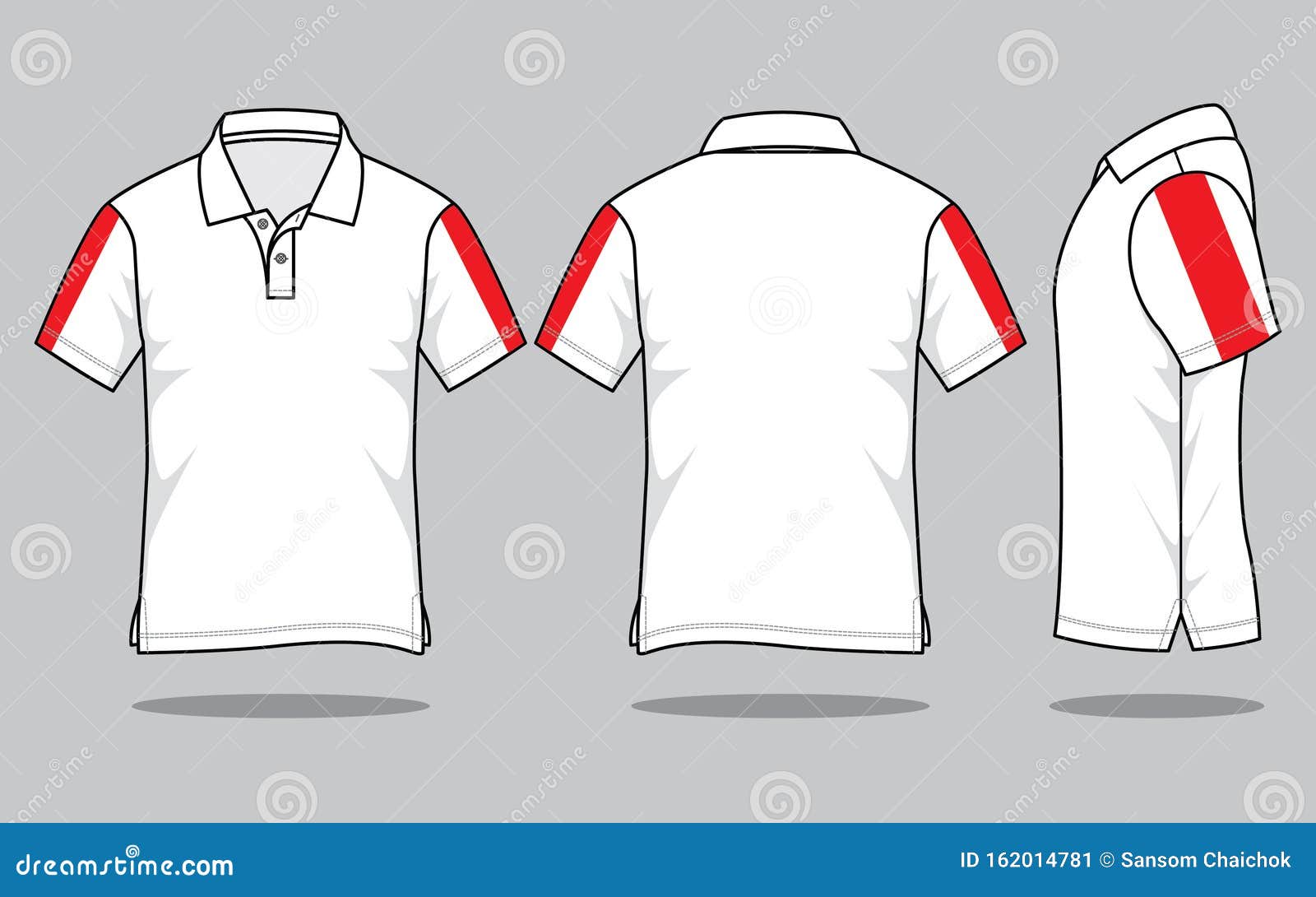 Polo shirt layout